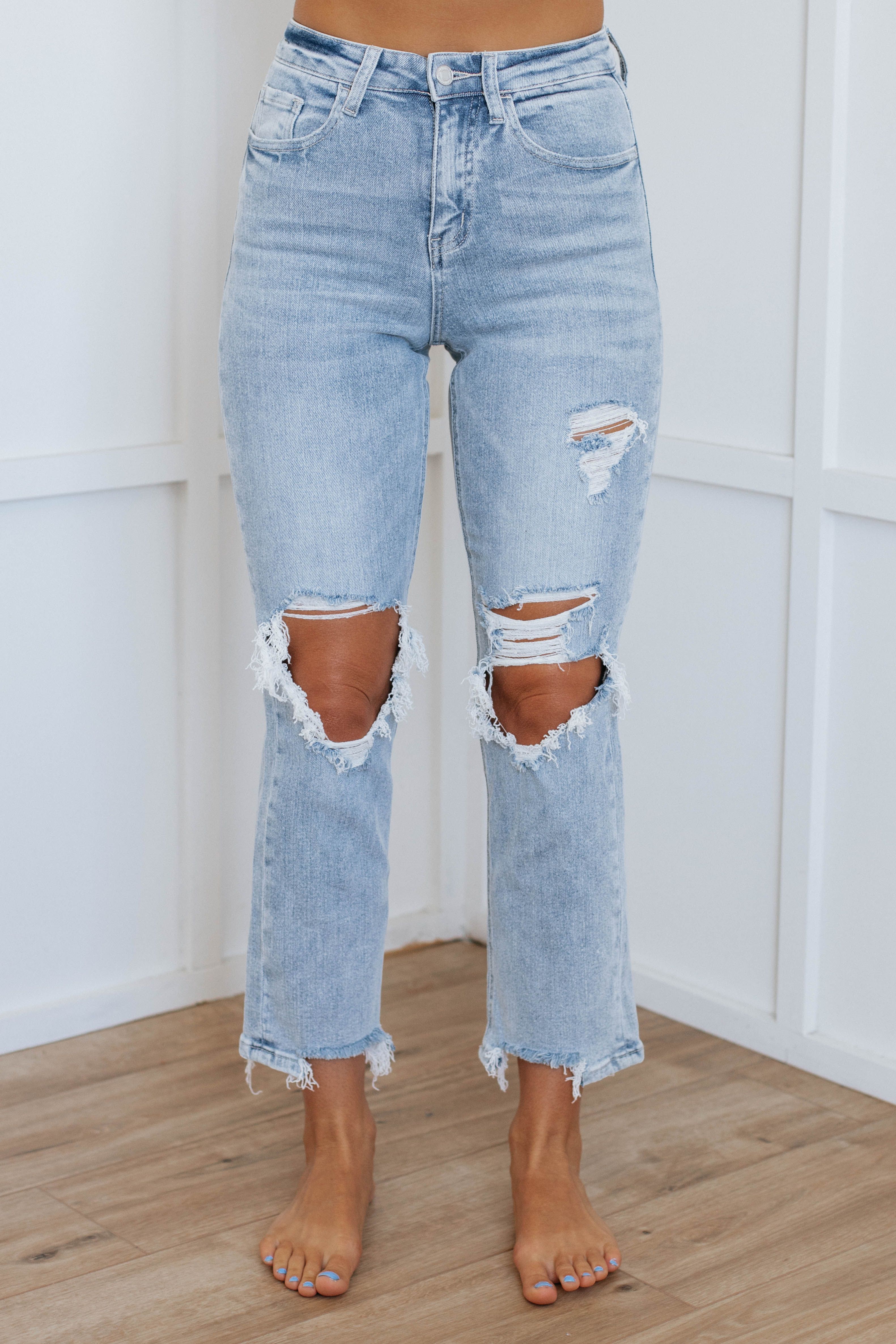 Jodi Vervet Straight Jeans sold by Wild Oak Boutique product image thumbnail 3