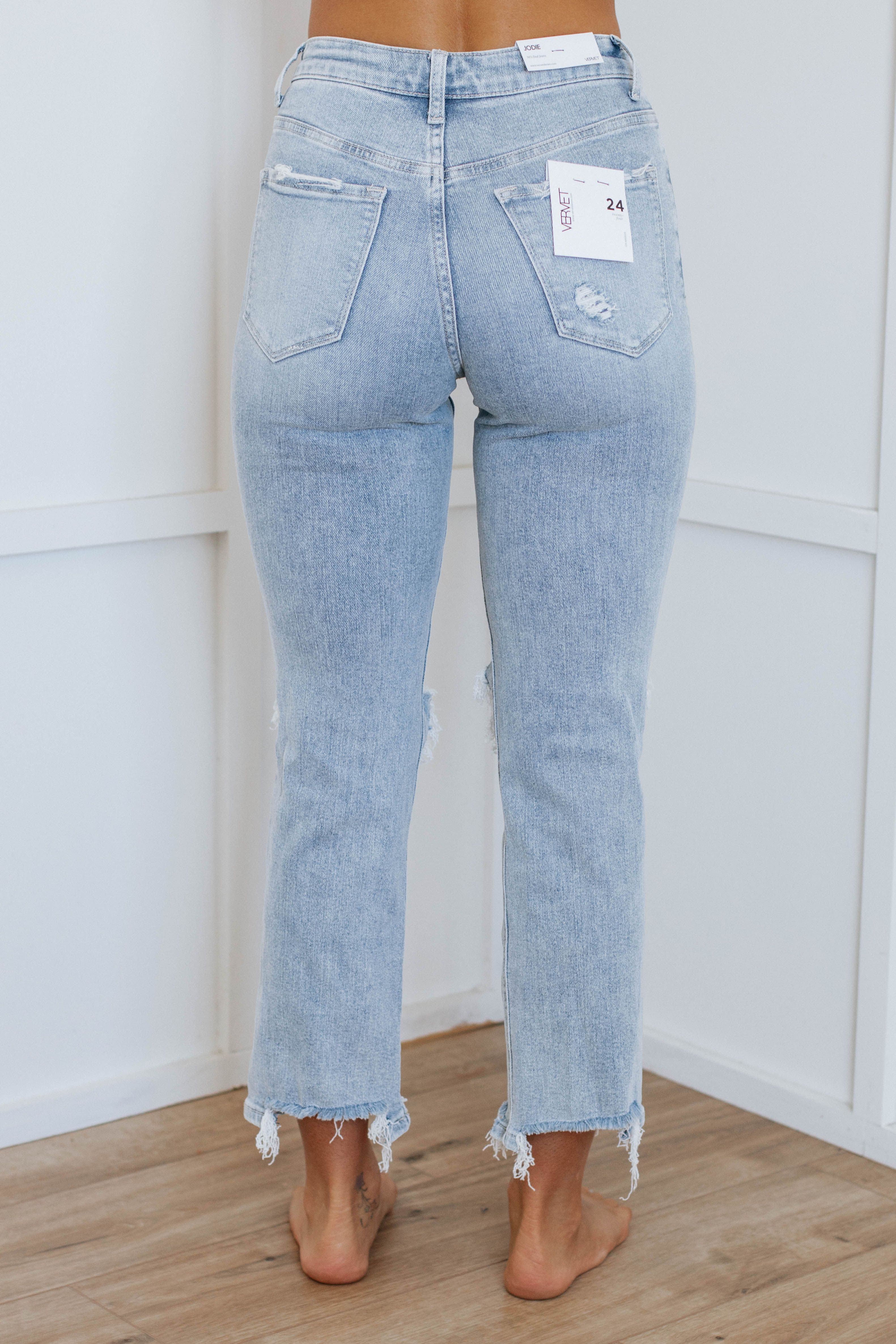 Jodi Vervet Straight Jeans sold by Wild Oak Boutique product image thumbnail 4
