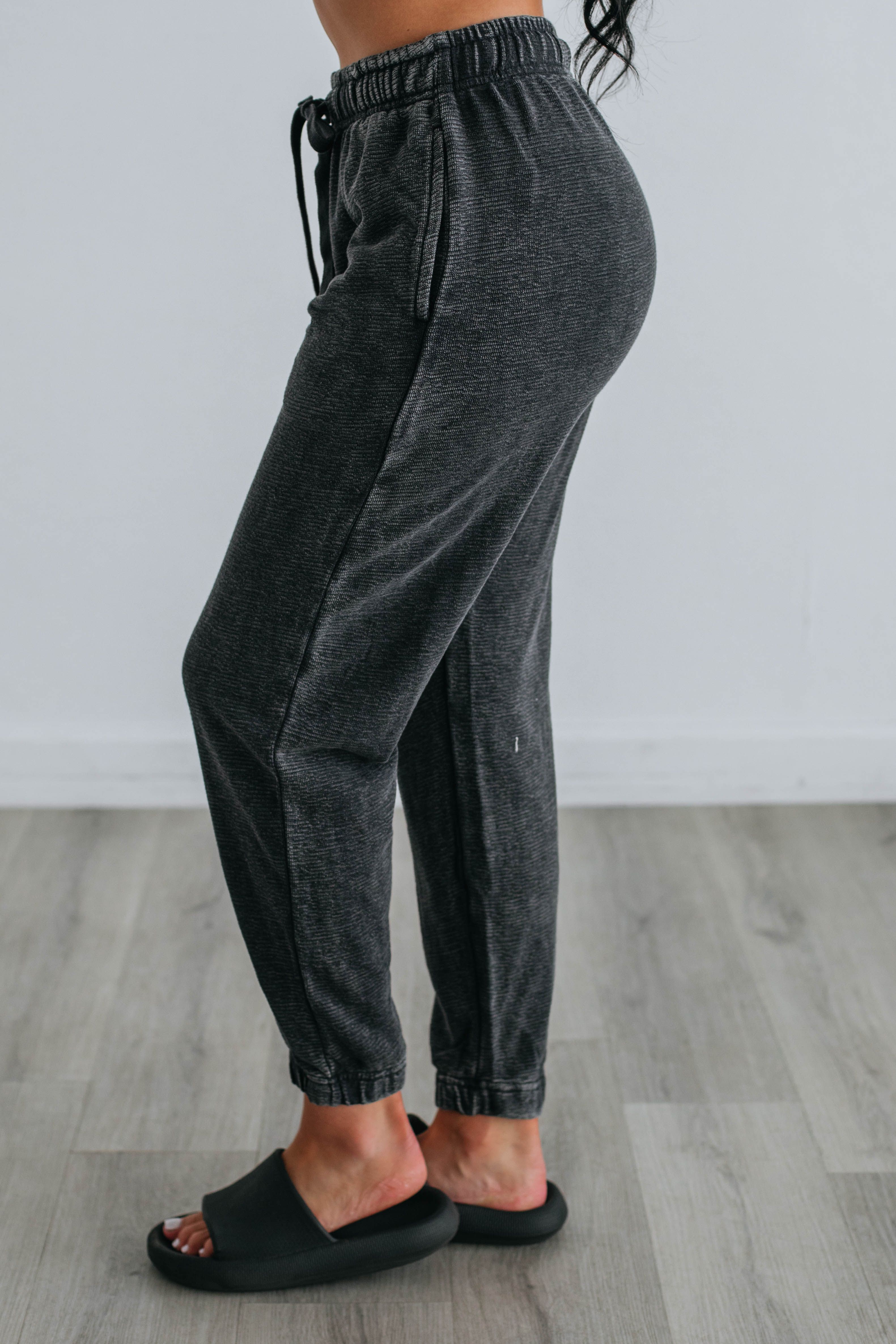 Trinity Lounge Joggers - Vintage Black sold by Wild Oak Boutique product image thumbnail 4