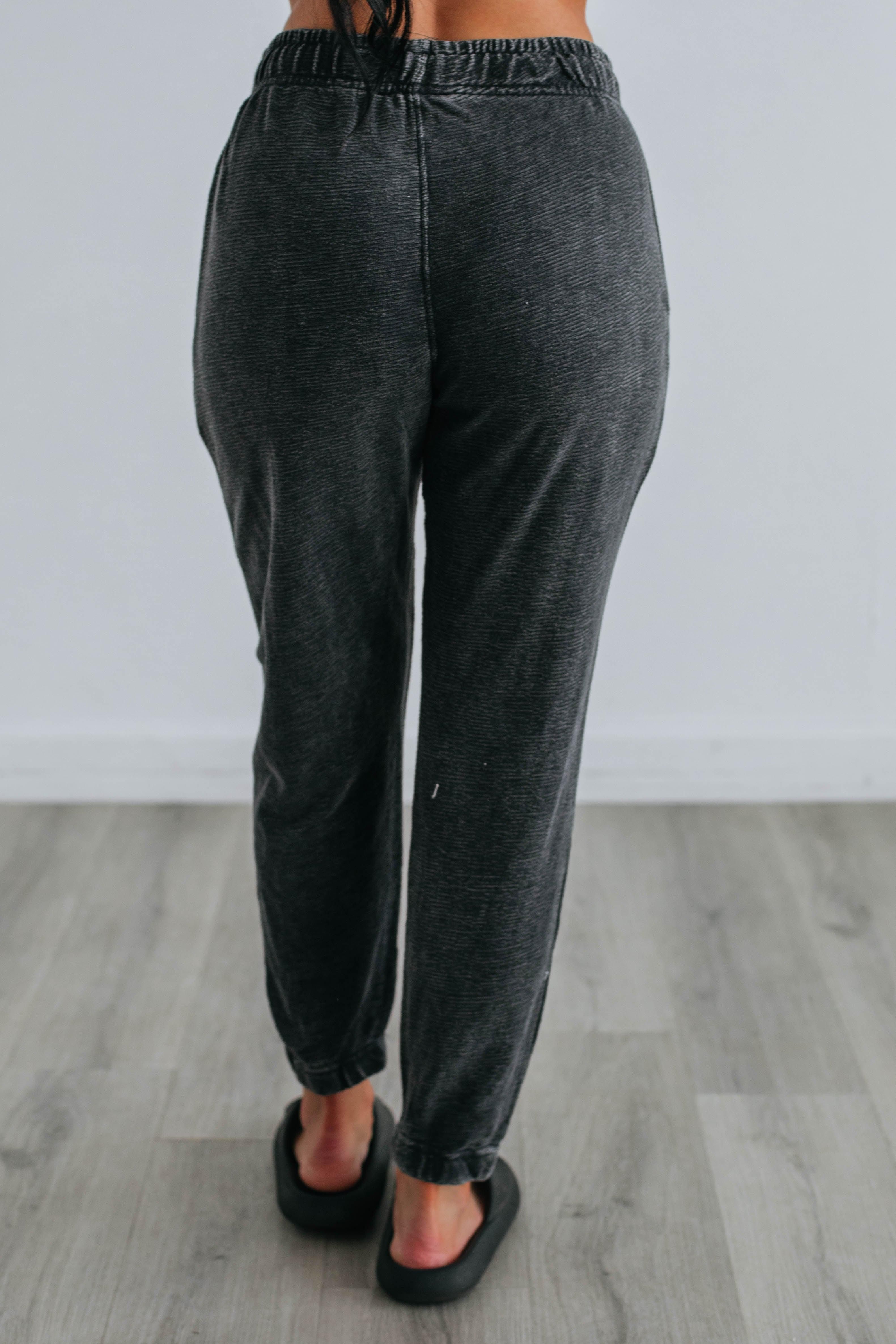 Trinity Lounge Joggers - Vintage Black sold by Wild Oak Boutique product image thumbnail 3