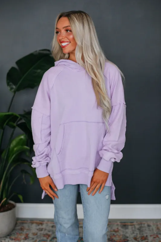 Darnell Hoodie - Lilac made by Wild Oak Boutique