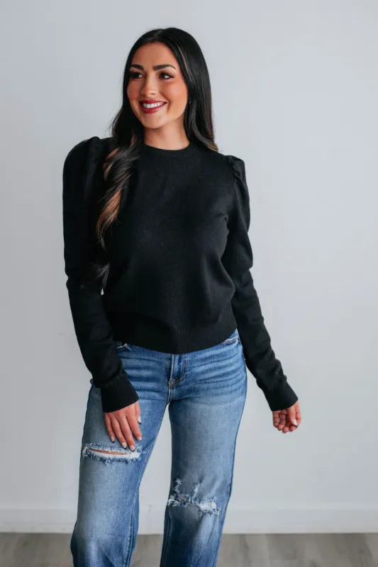 Mel Sweater - Black sold by Wild Oak Boutique