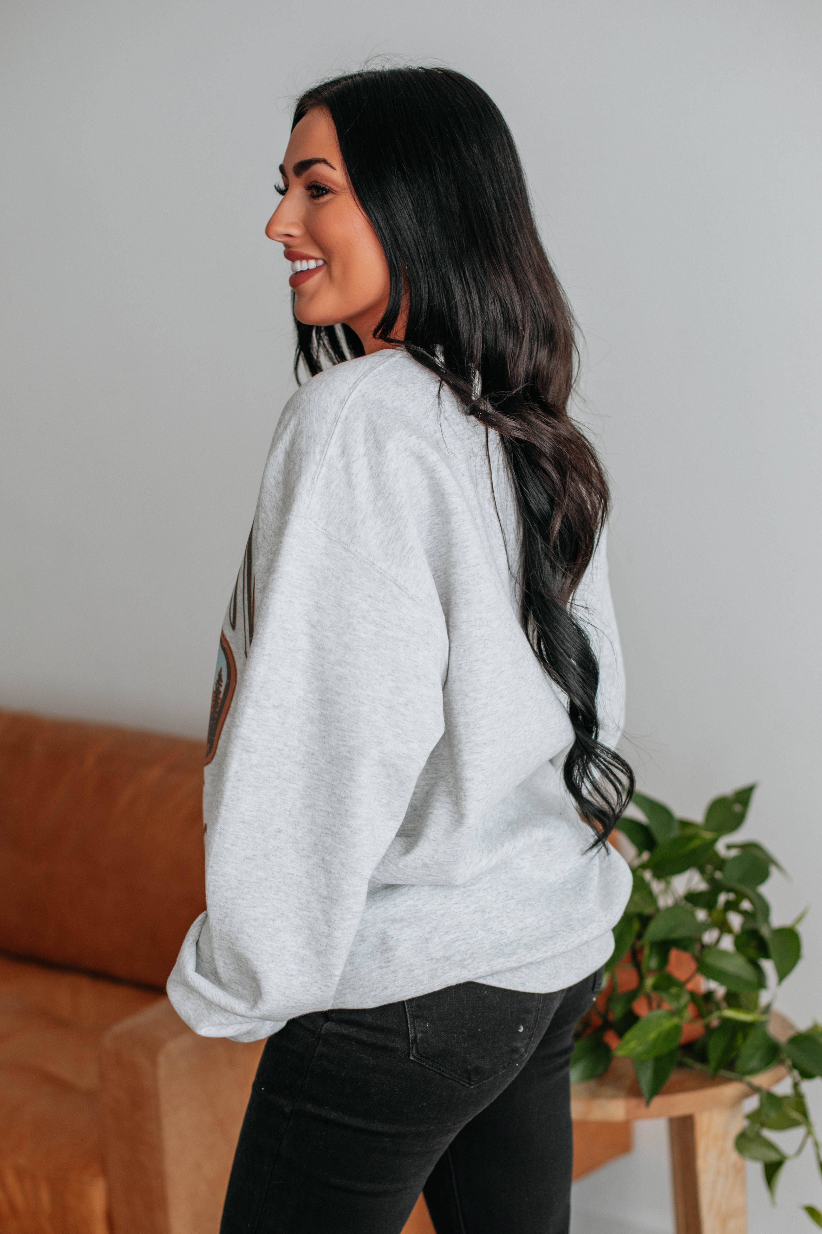 Yellowstone Oversized Crewneck sold by Wild Oak Boutique product image thumbnail 4