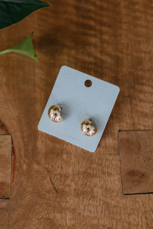 Judson Mini Earrings - Gold sold by Wild Oak Boutique