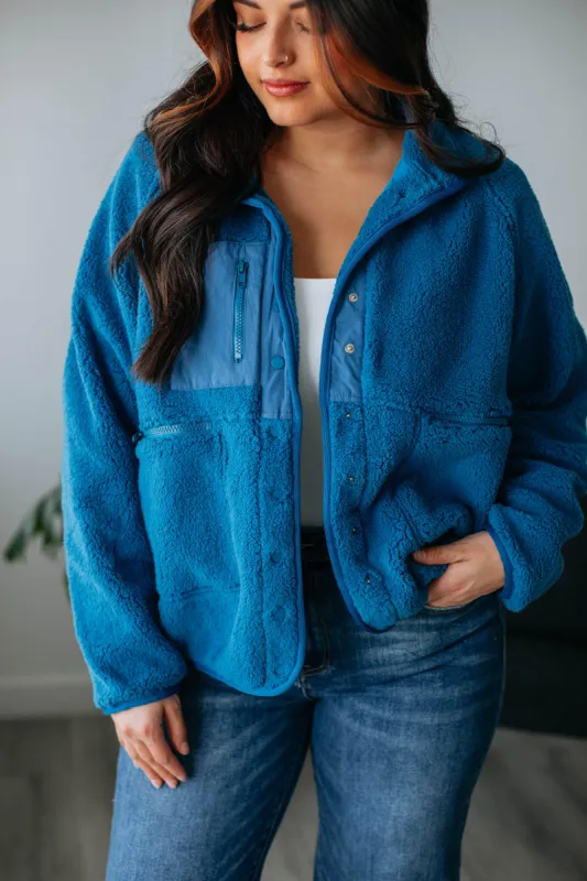 Milan Sherpa Jacket sold by Wild Oak Boutique