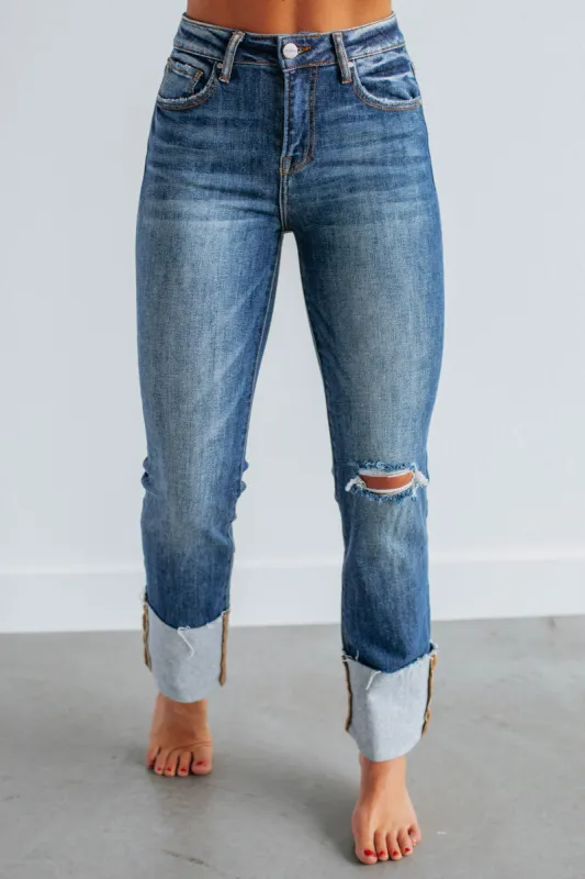Kalen Risen Jeans - Dark Wash sold by Wild Oak Boutique