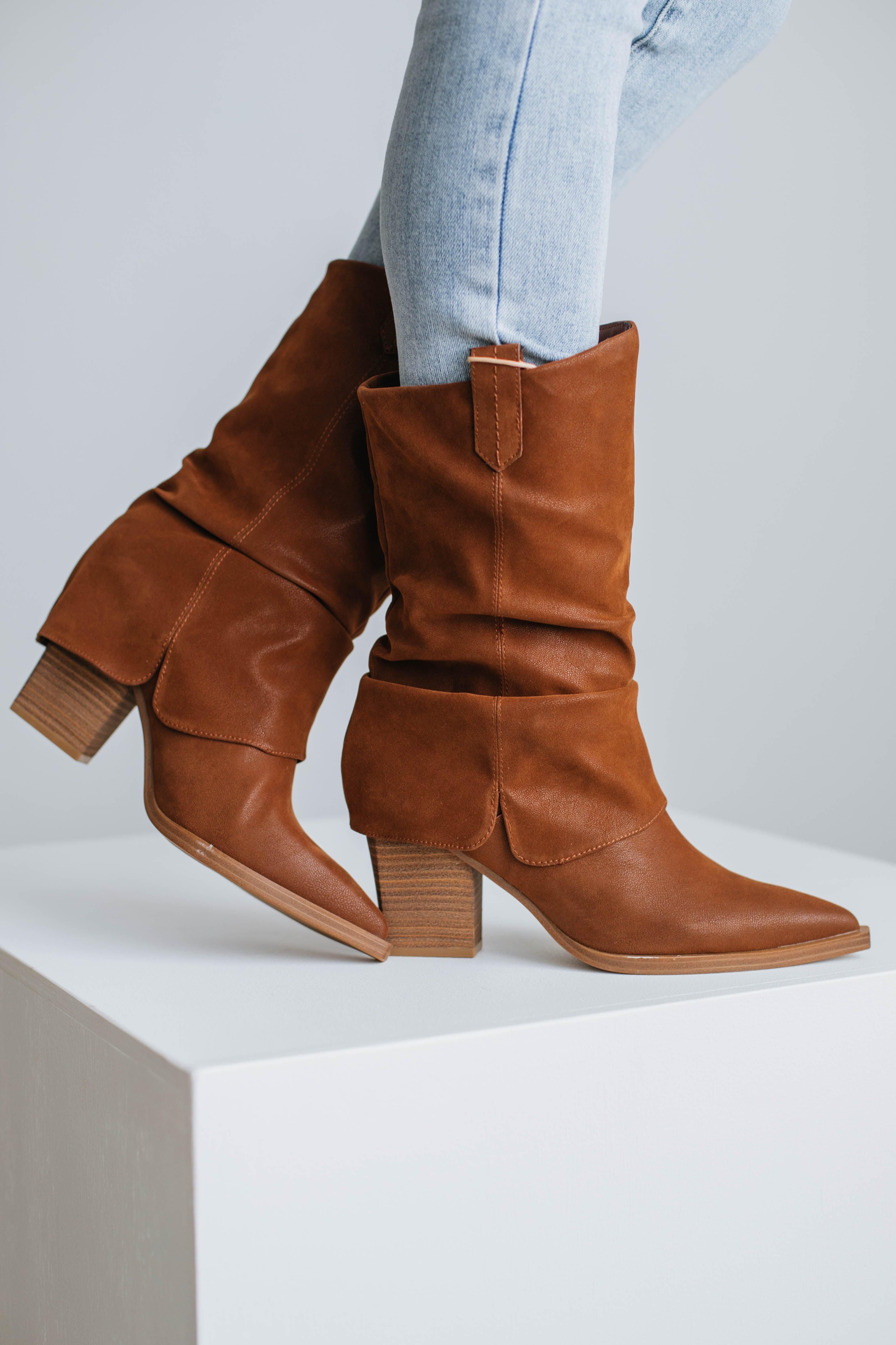 Honky Tonk Boots - Cognac sold by Wild Oak Boutique