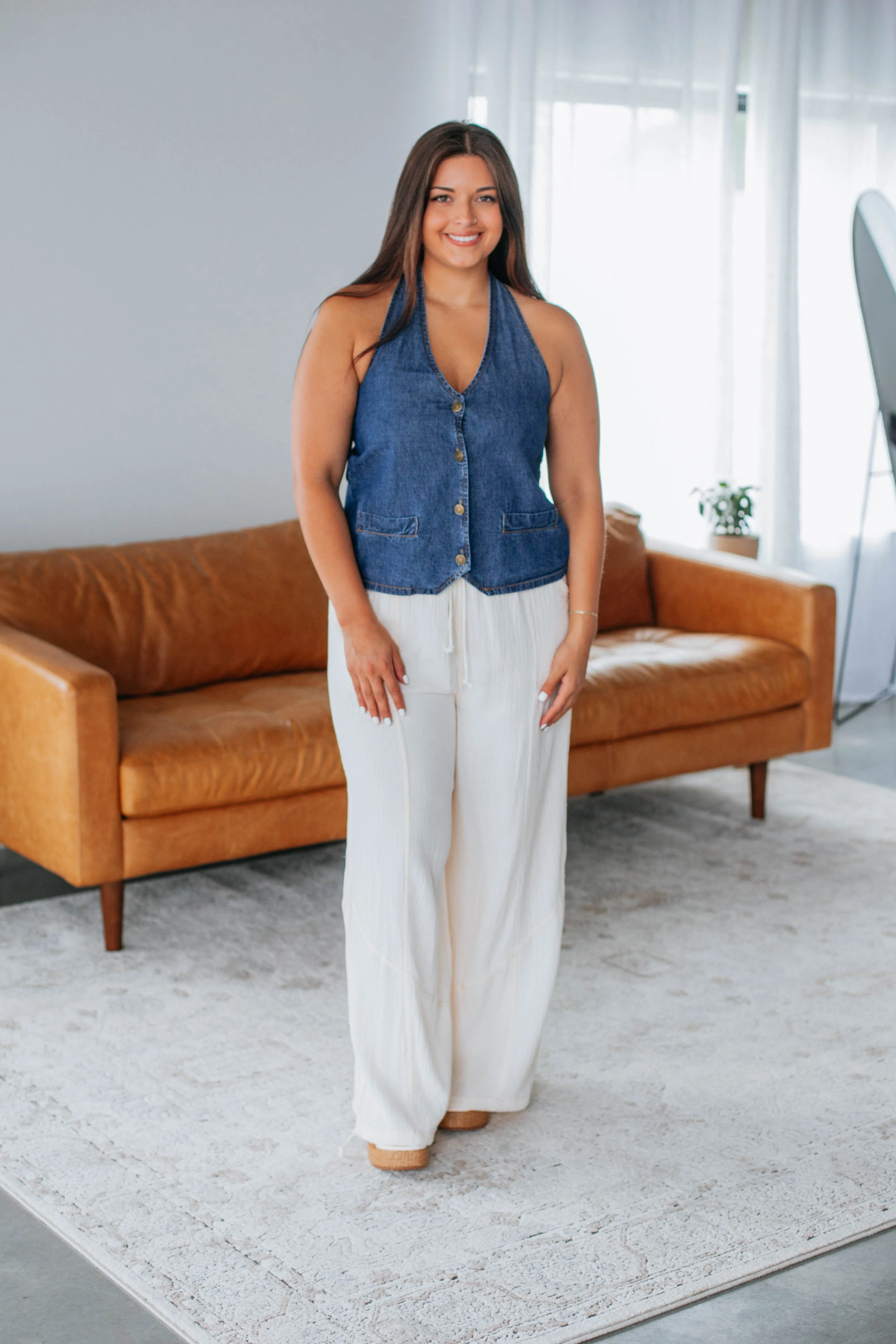 Journey Denim Tank sold by Wild Oak Boutique product image thumbnail 5