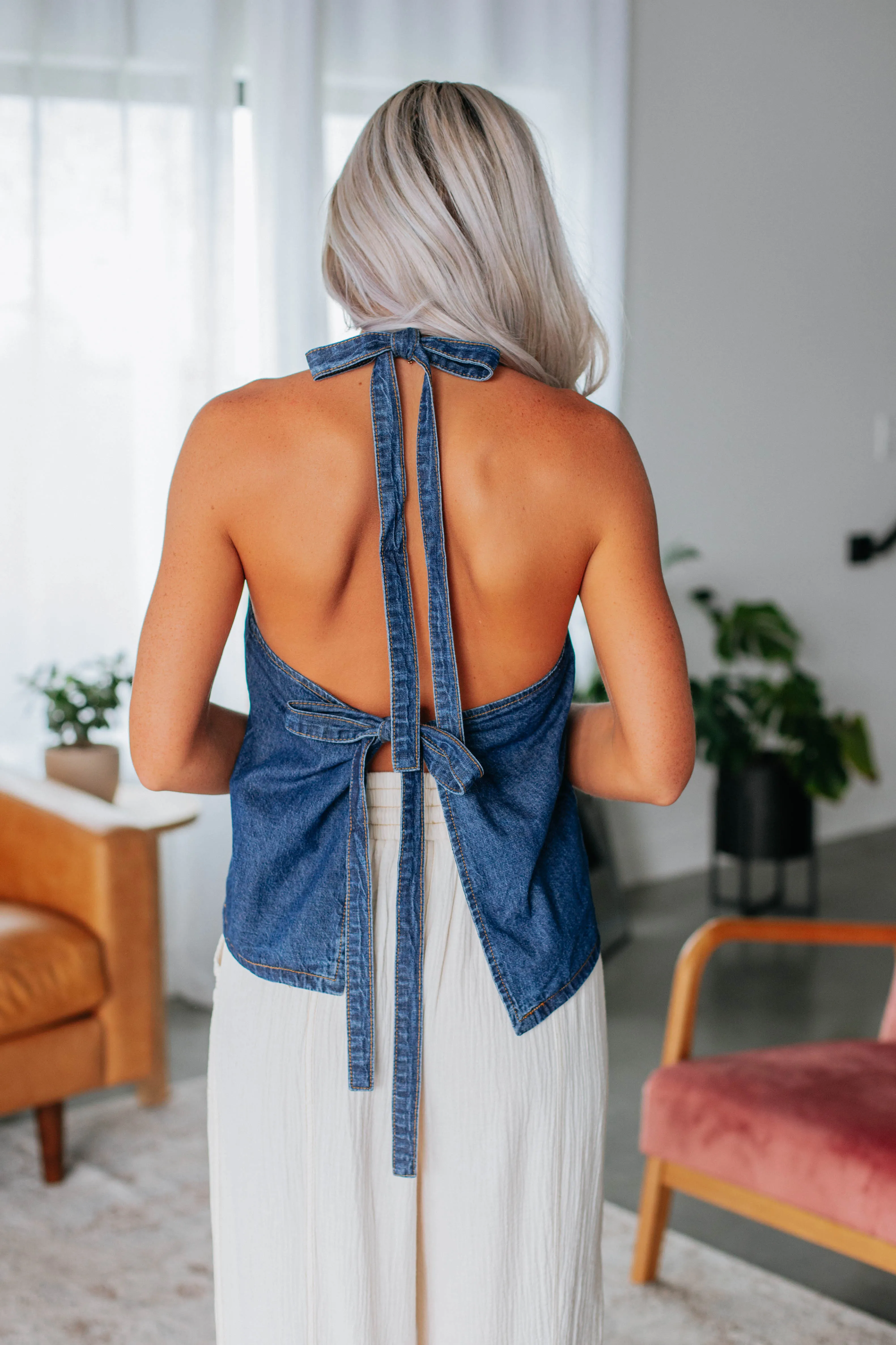 Journey Denim Tank sold by Wild Oak Boutique product image thumbnail 3