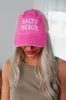 Salty Beach Baseball Cap - Hot Pink sold by Wild Oak Boutique