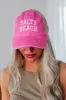 Salty Beach Baseball Cap - Hot Pink sold by Wild Oak Boutique
