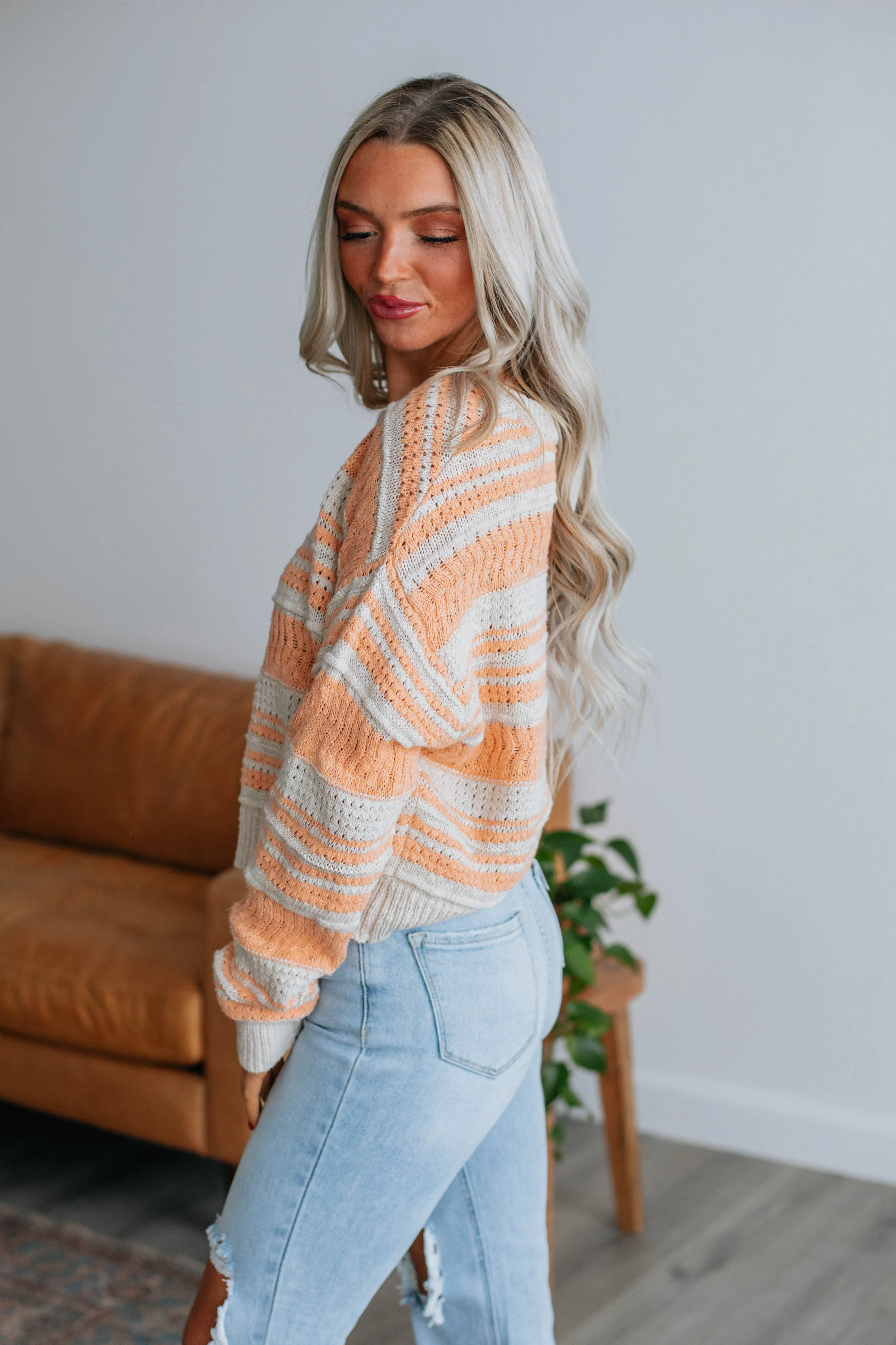 Finley Striped Sweater sold by Wild Oak Boutique product image thumbnail 2