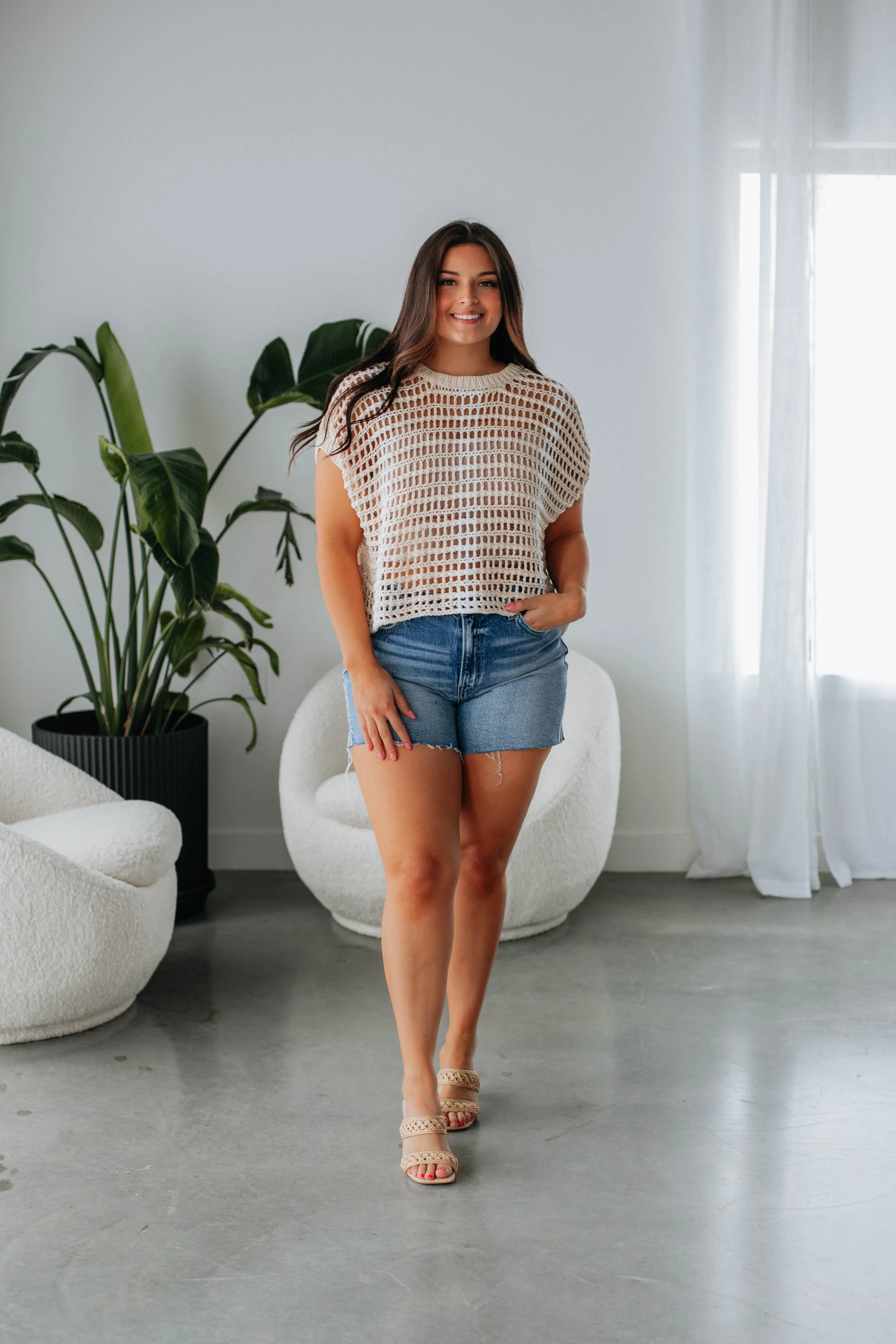 Gilda Crochet Top sold by Wild Oak Boutique product image thumbnail 3