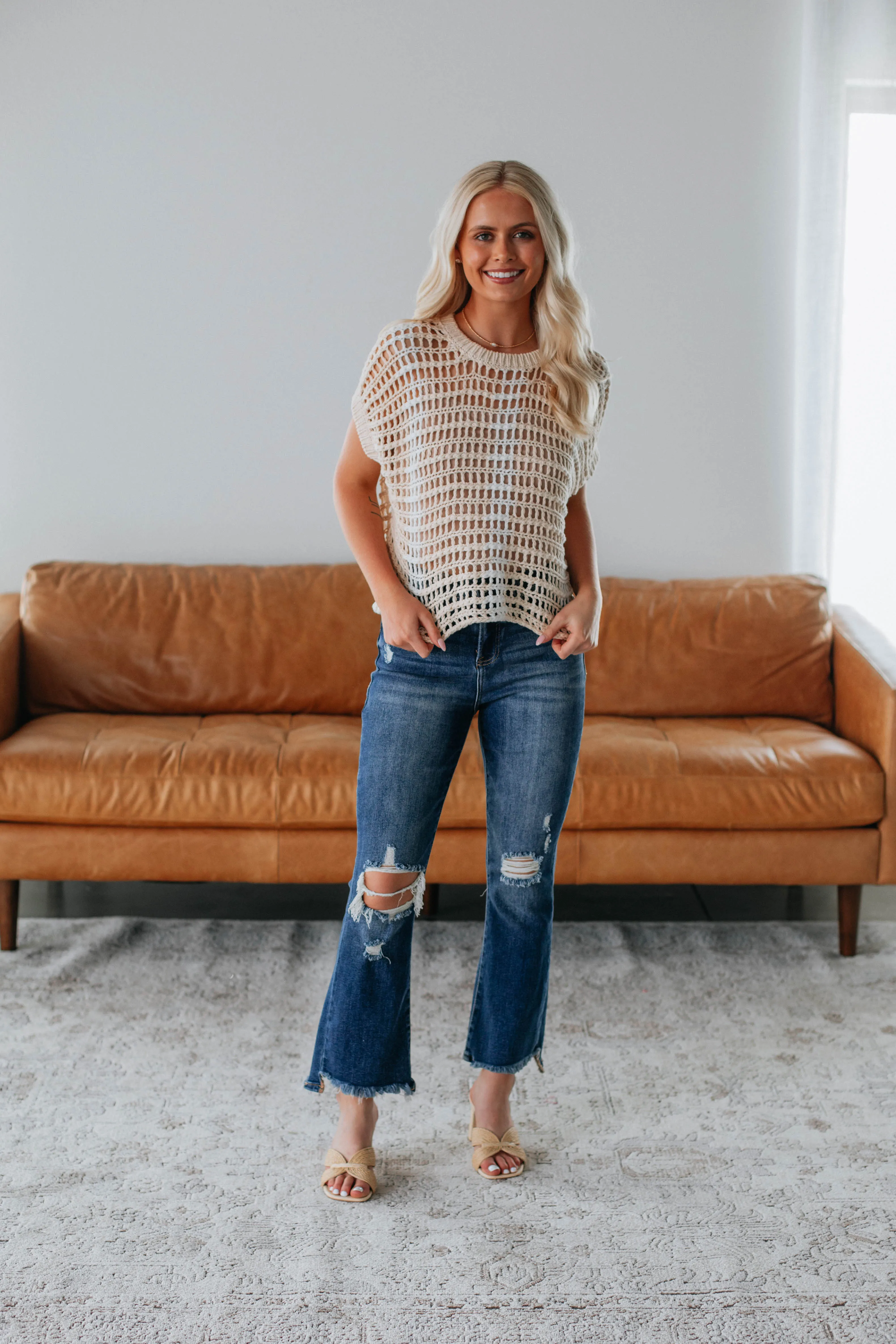 Gilda Crochet Top sold by Wild Oak Boutique product image thumbnail 5