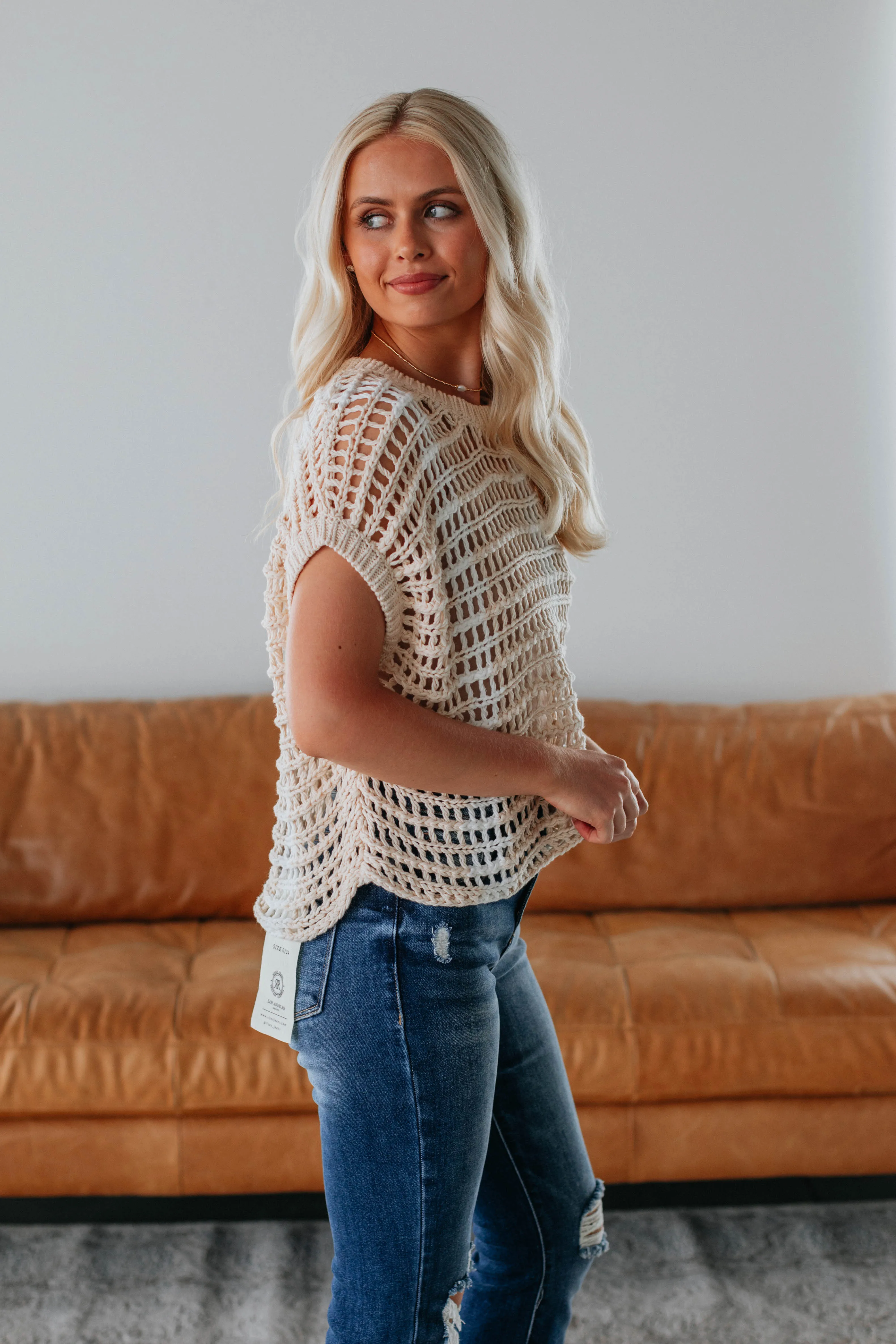 Gilda Crochet Top sold by Wild Oak Boutique product image thumbnail 2