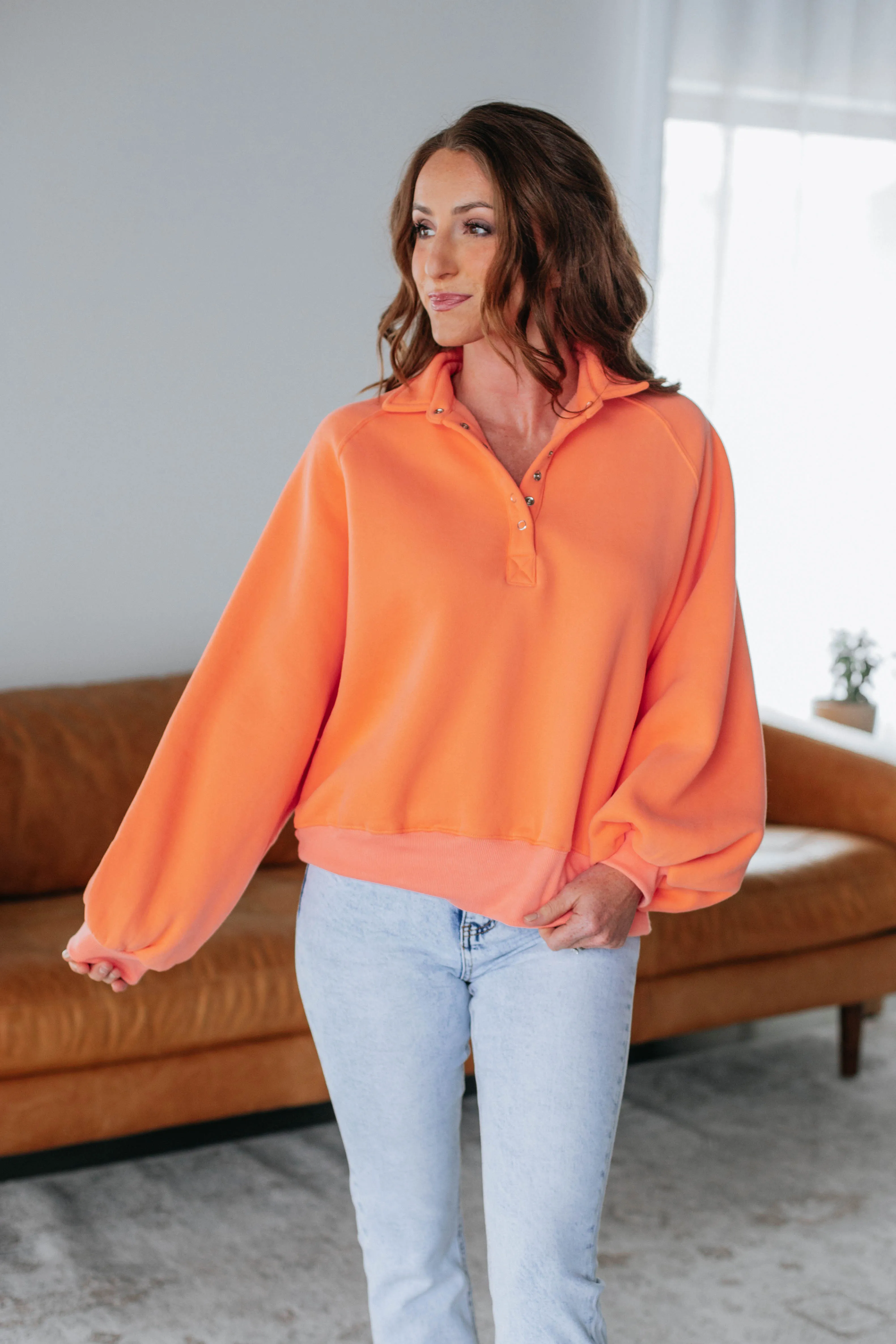 Tulley Pullover - Coral sold by Wild Oak Boutique product image thumbnail 5