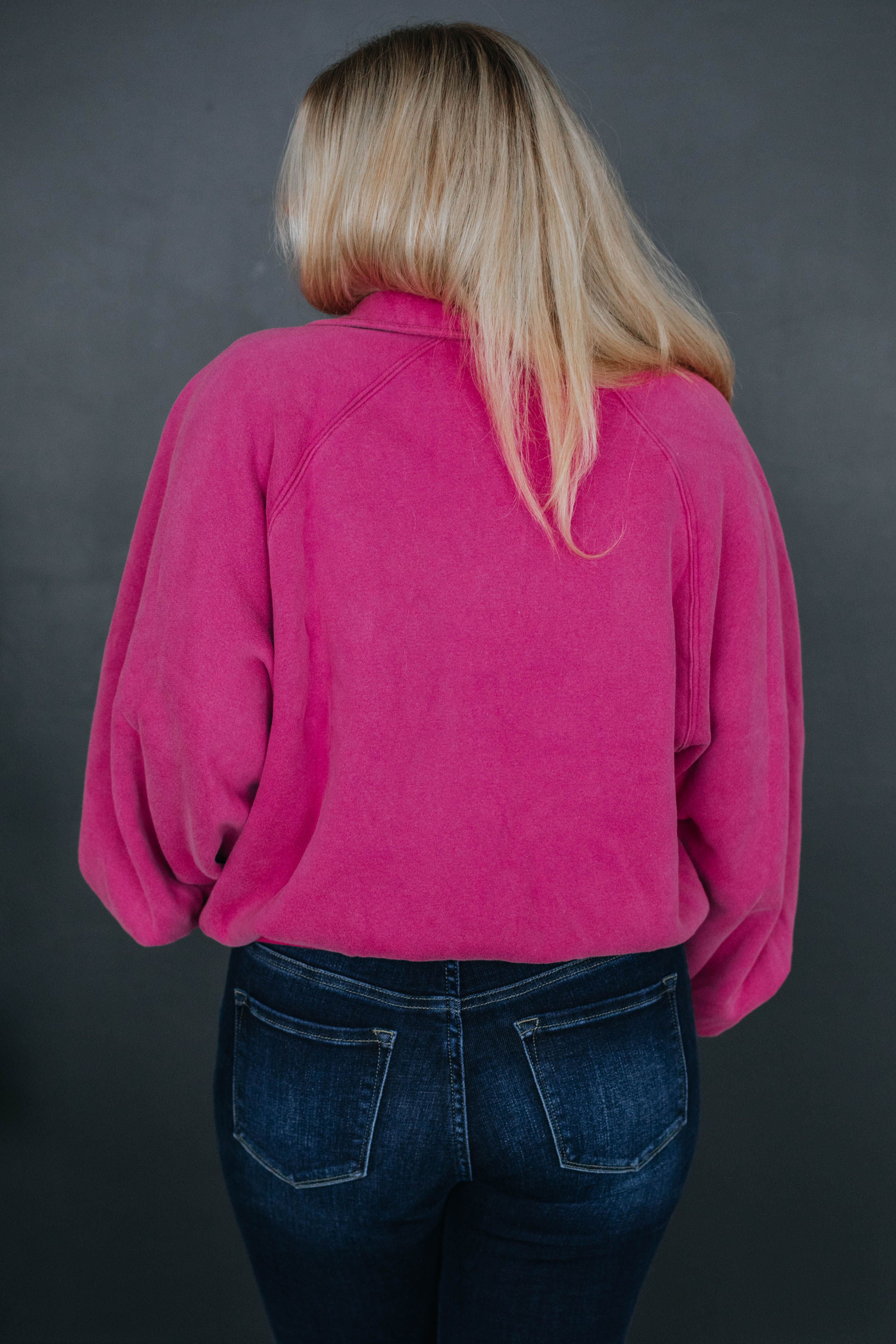 Tulley Pullover - Magenta sold by Wild Oak Boutique product image thumbnail 4