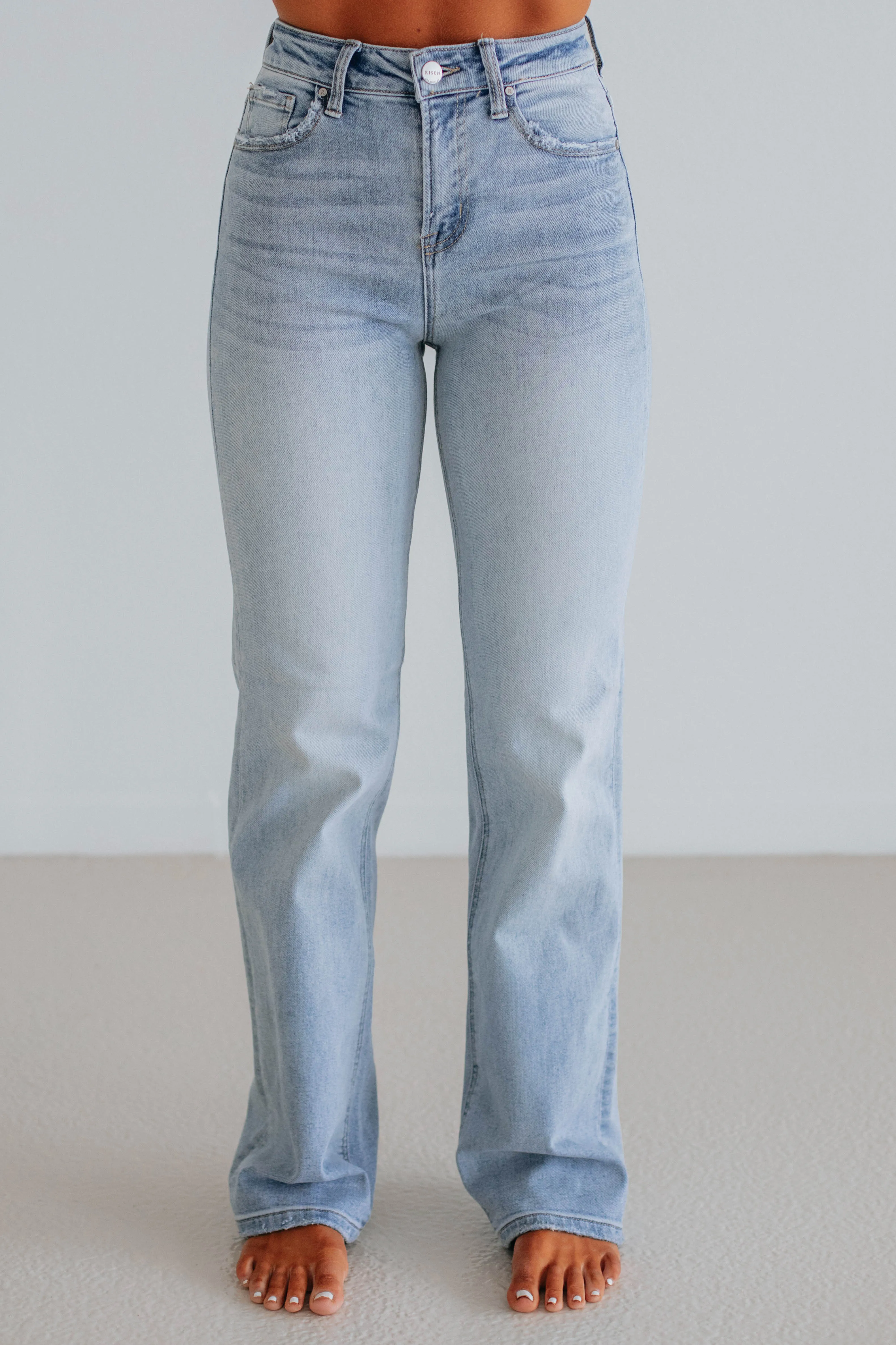 Maranie Risen Jeans - Light Wash sold by Wild Oak Boutique product image thumbnail 3