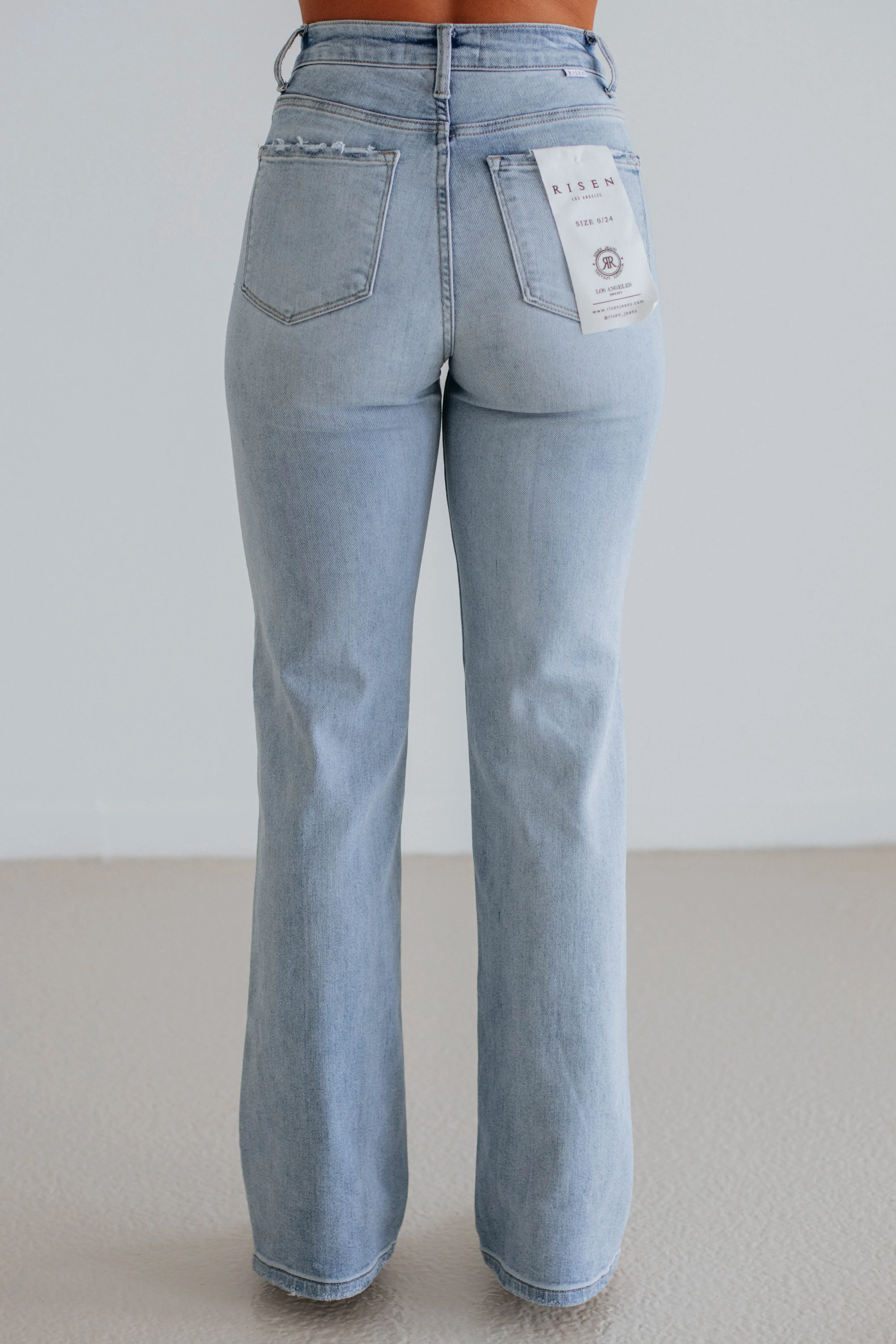 Maranie Risen Jeans - Light Wash sold by Wild Oak Boutique product image thumbnail 4