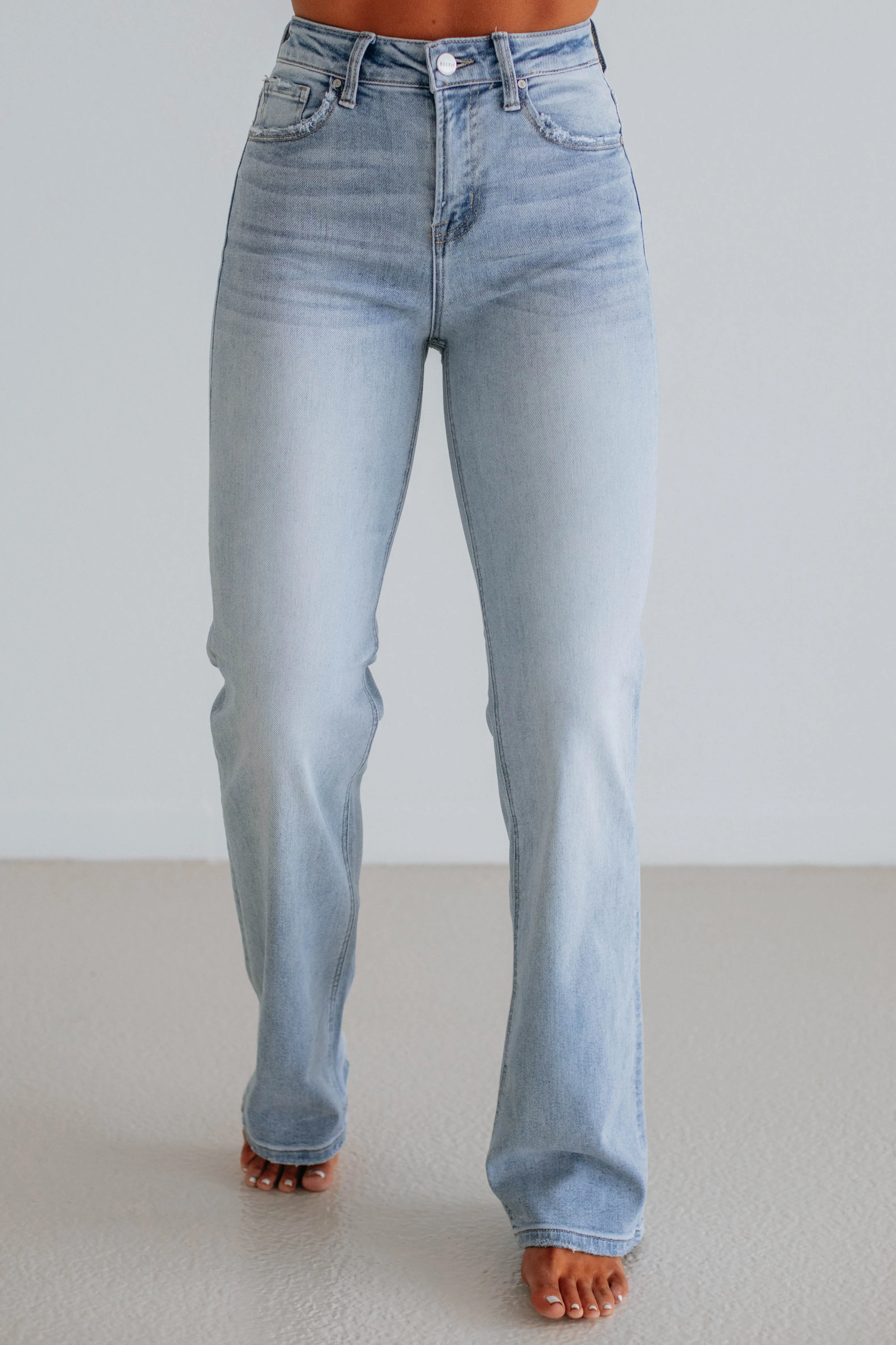 Maranie Risen Jeans - Light Wash sold by Wild Oak Boutique