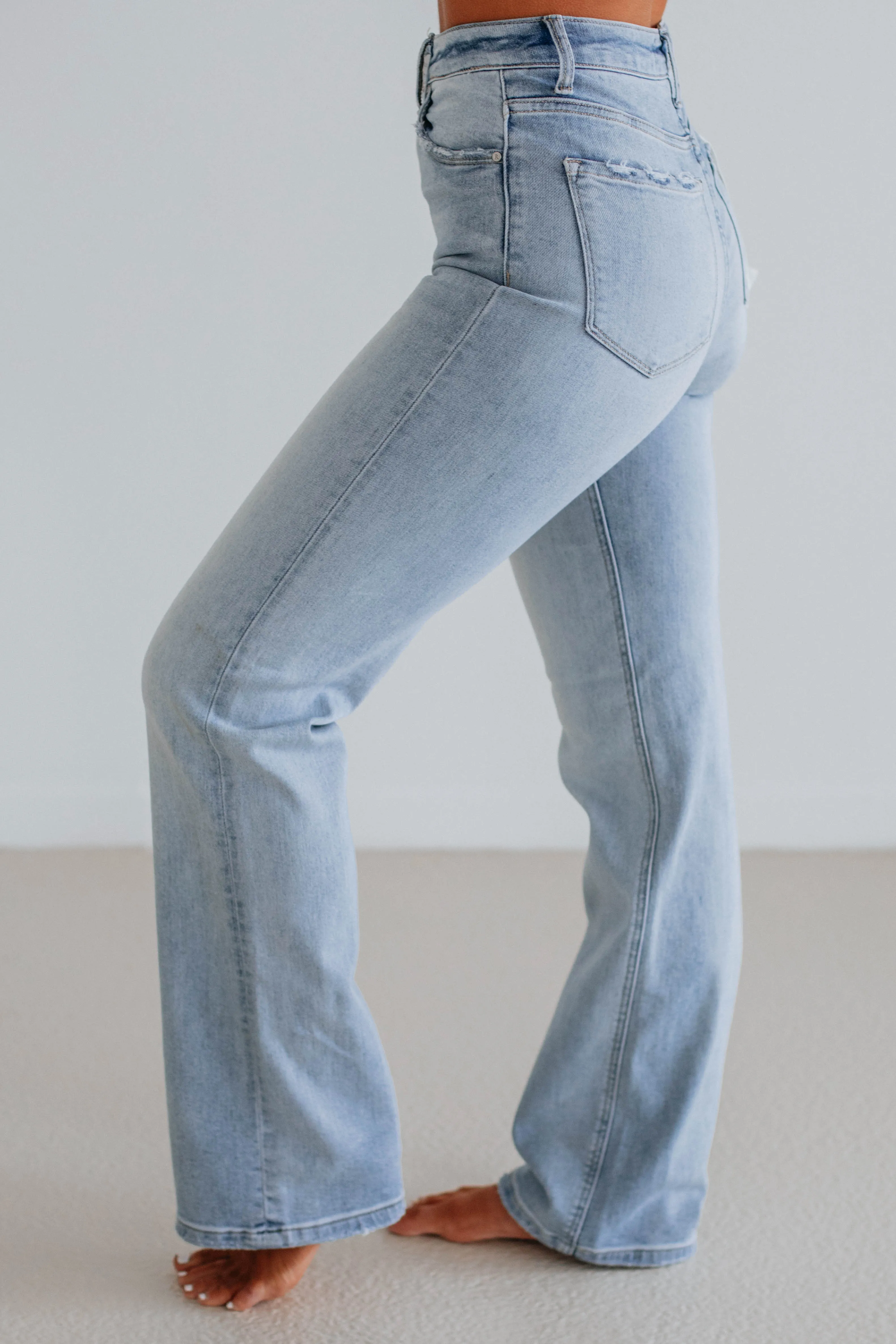 Maranie Risen Jeans - Light Wash sold by Wild Oak Boutique product image thumbnail 2