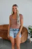 Jace Basic Top - Mocha sold by Wild Oak Boutique