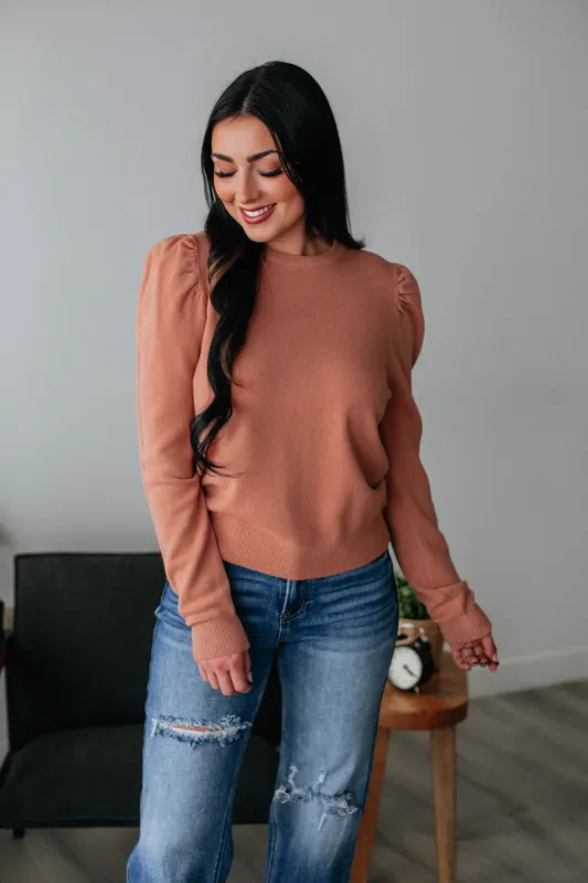 Mel Sweater - Clay sold by Wild Oak Boutique