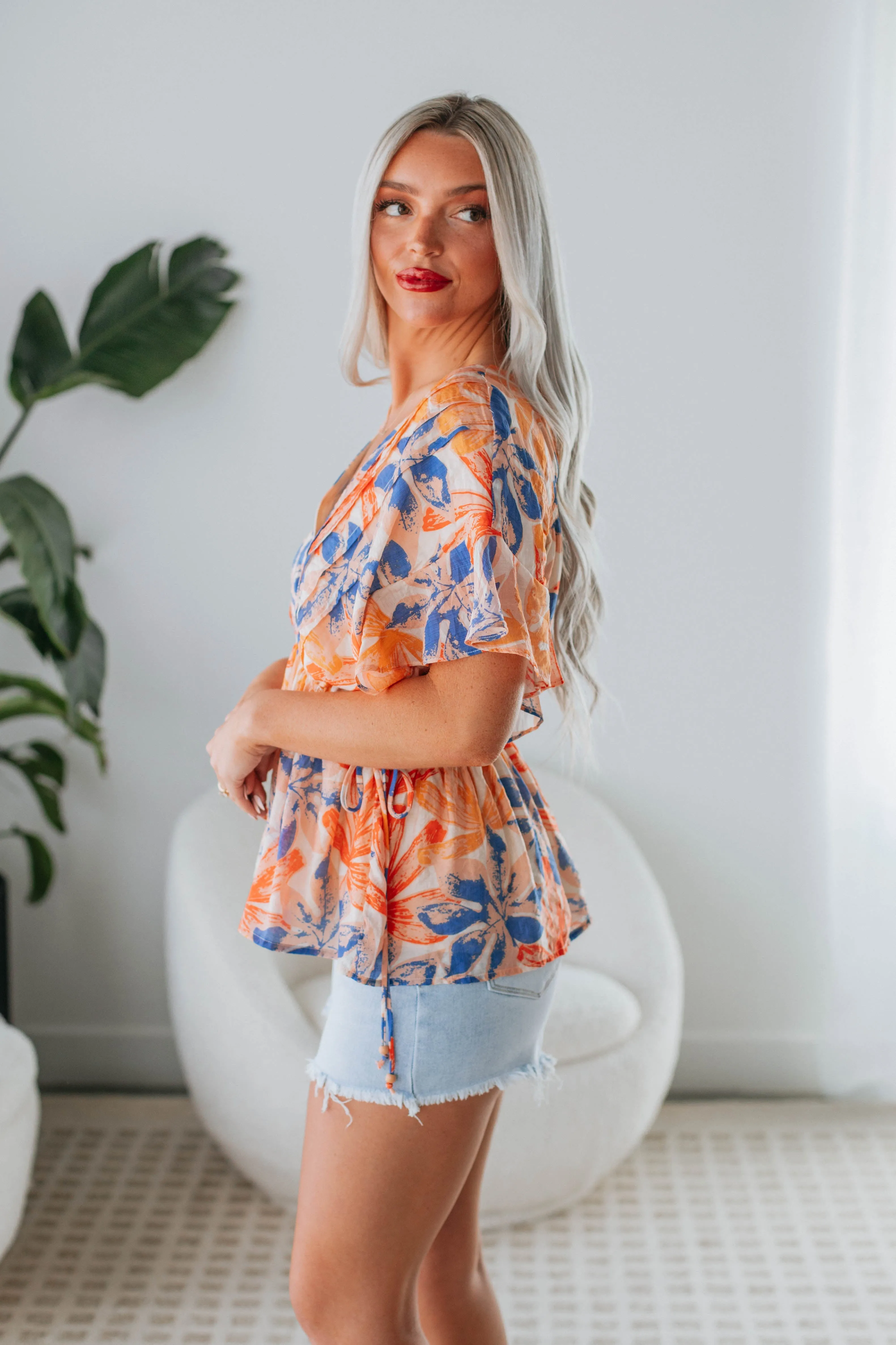 Tatiana Floral Top sold by Wild Oak Boutique product image thumbnail 4