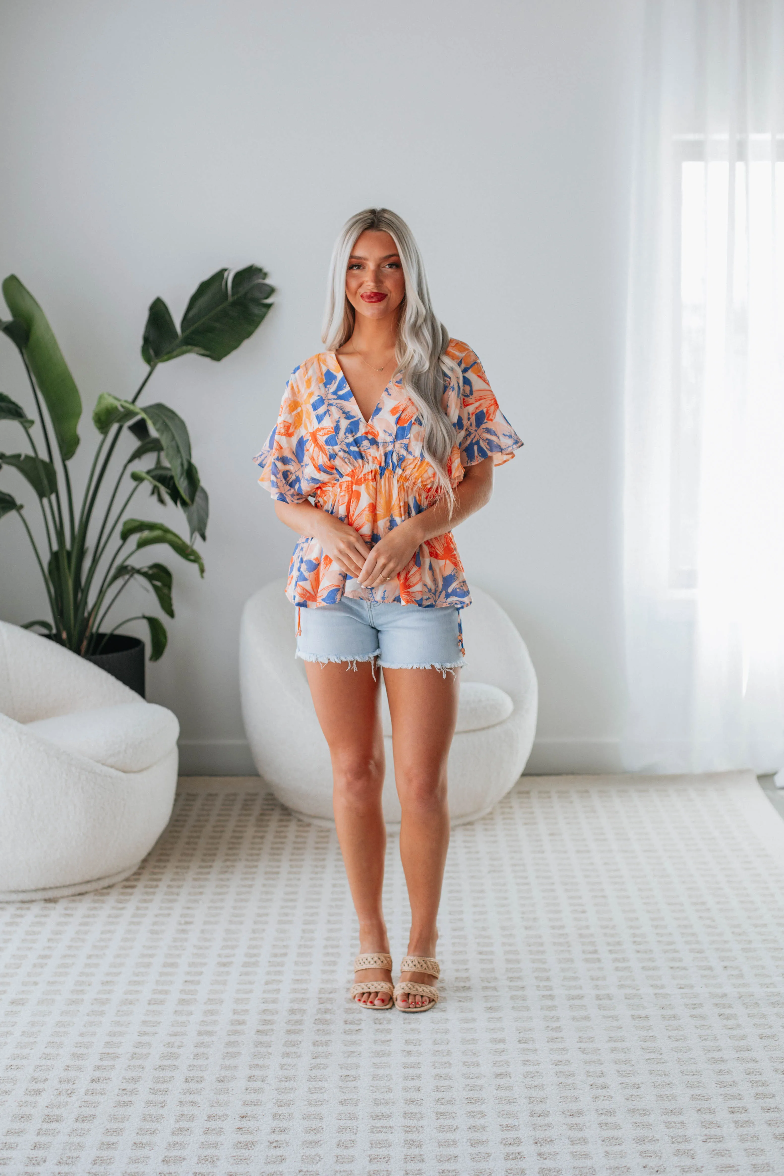 Tatiana Floral Top sold by Wild Oak Boutique product image thumbnail 3