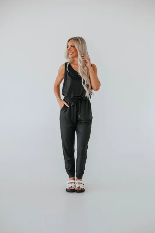 Stellie Jumpsuit - Black sold by Wild Oak Boutique