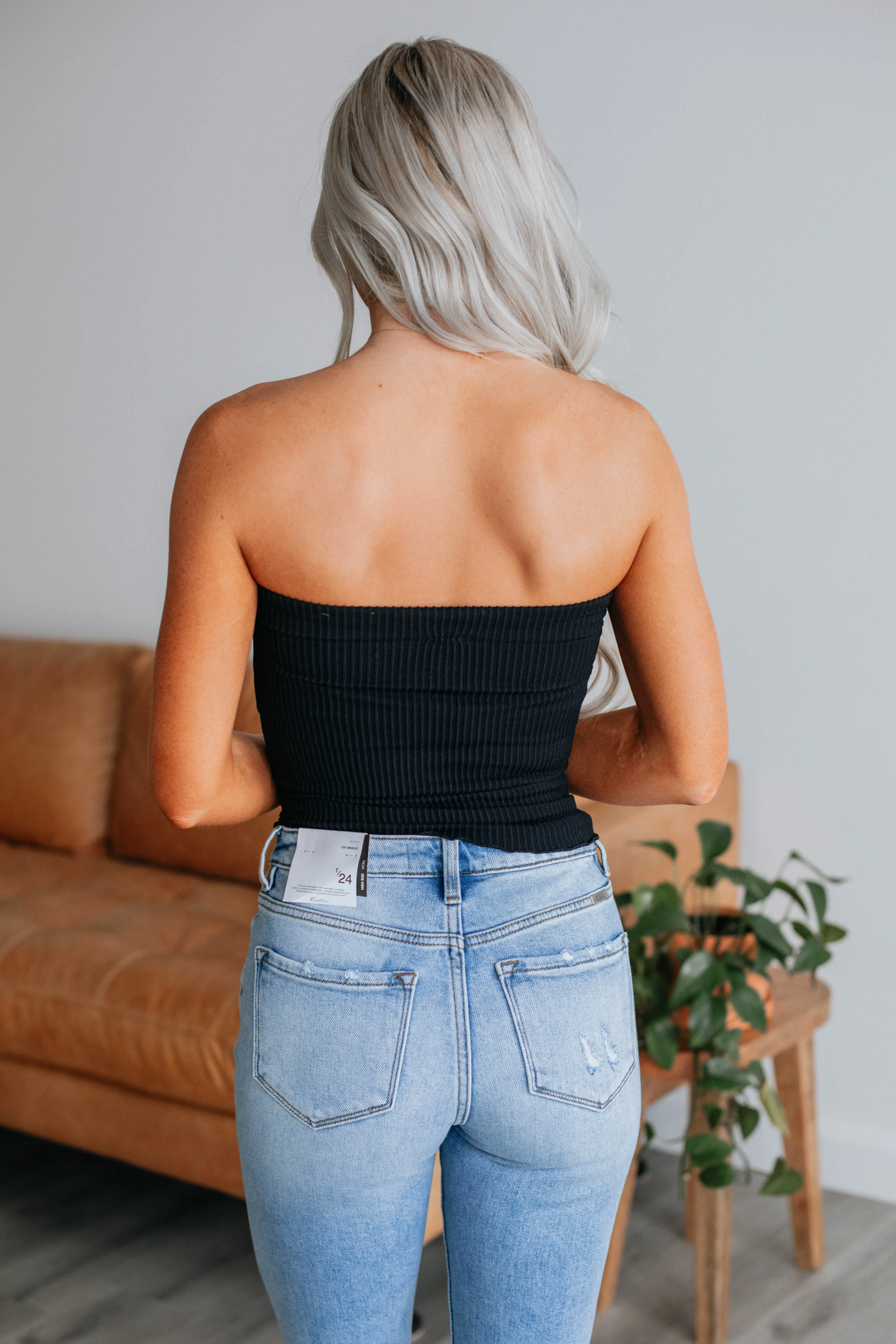 Casella Ribbed Top - Black sold by Wild Oak Boutique product image thumbnail 4