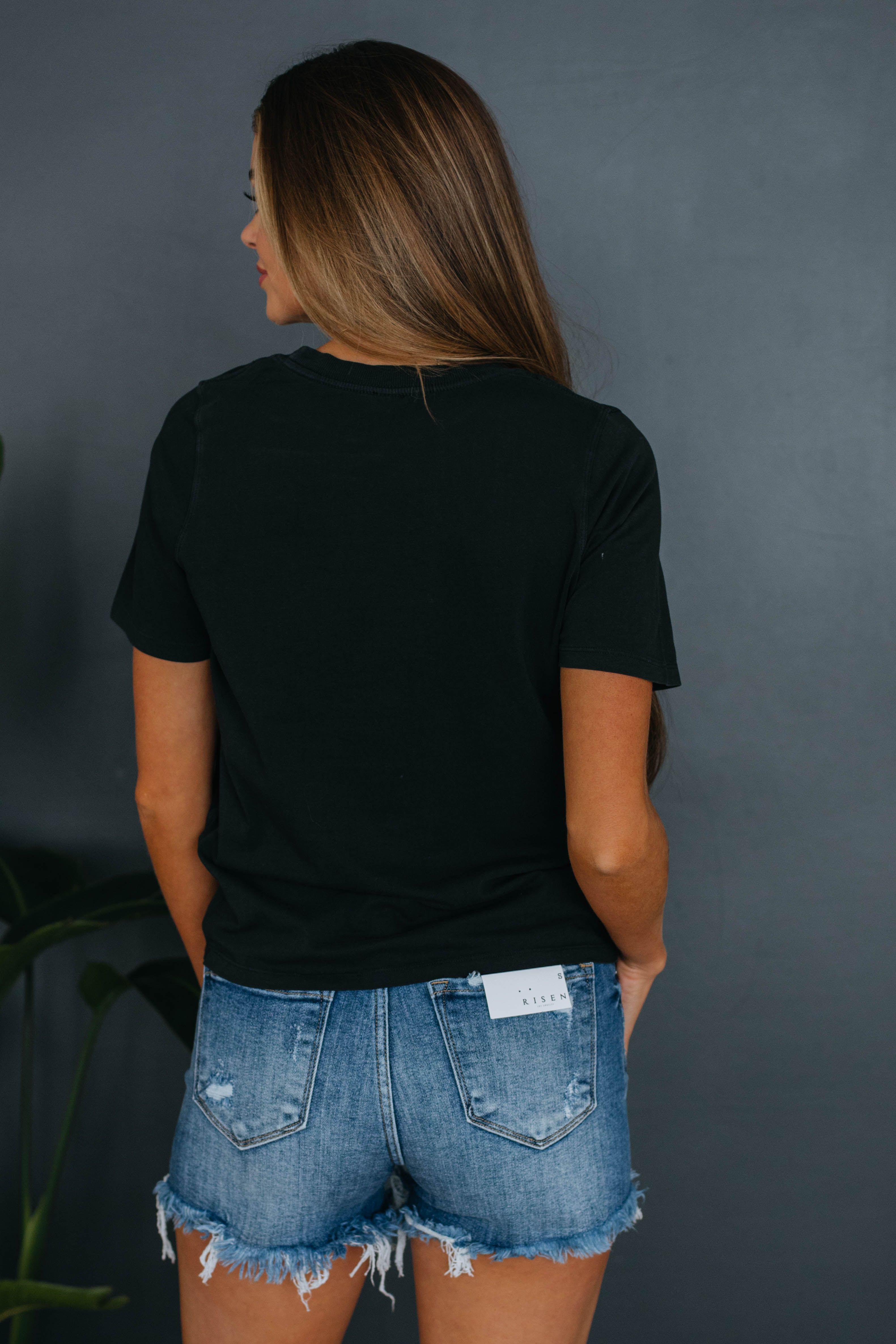Levins Basic Tee - Black sold by Wild Oak Boutique product image thumbnail 5