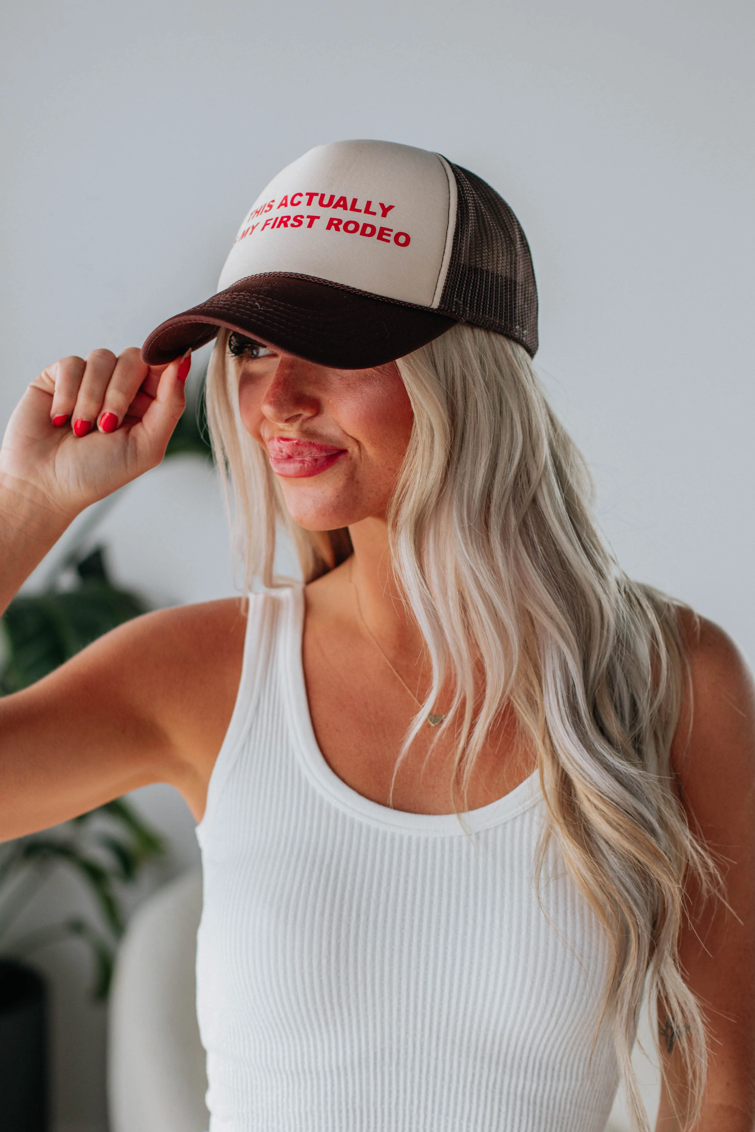 This Is Actually My First Rodeo Trucker Hat sold by Wild Oak Boutique product image thumbnail 3