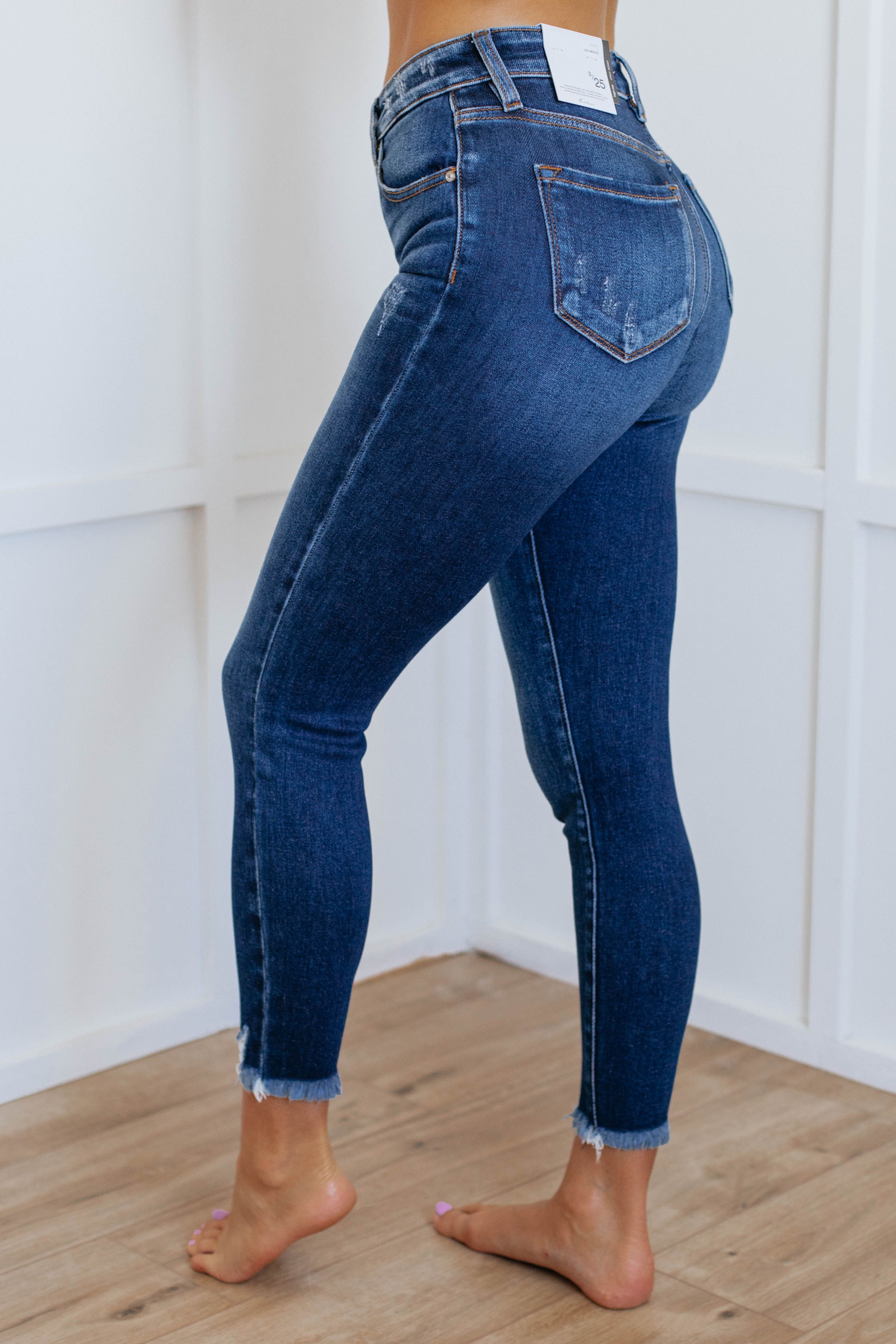 Barrett Kan Can Jeans - Dark Wash sold by Wild Oak Boutique product image thumbnail 4