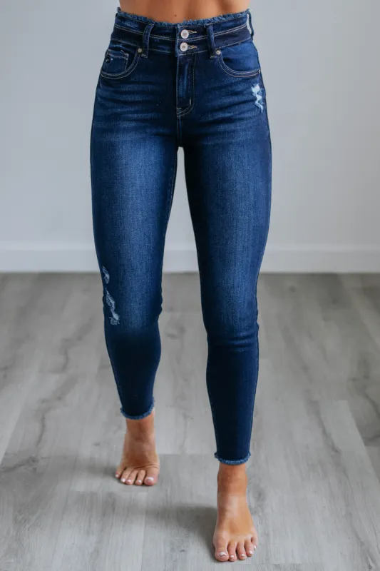 Tori KanCan Jeans - Dark Wash sold by Wild Oak Boutique
