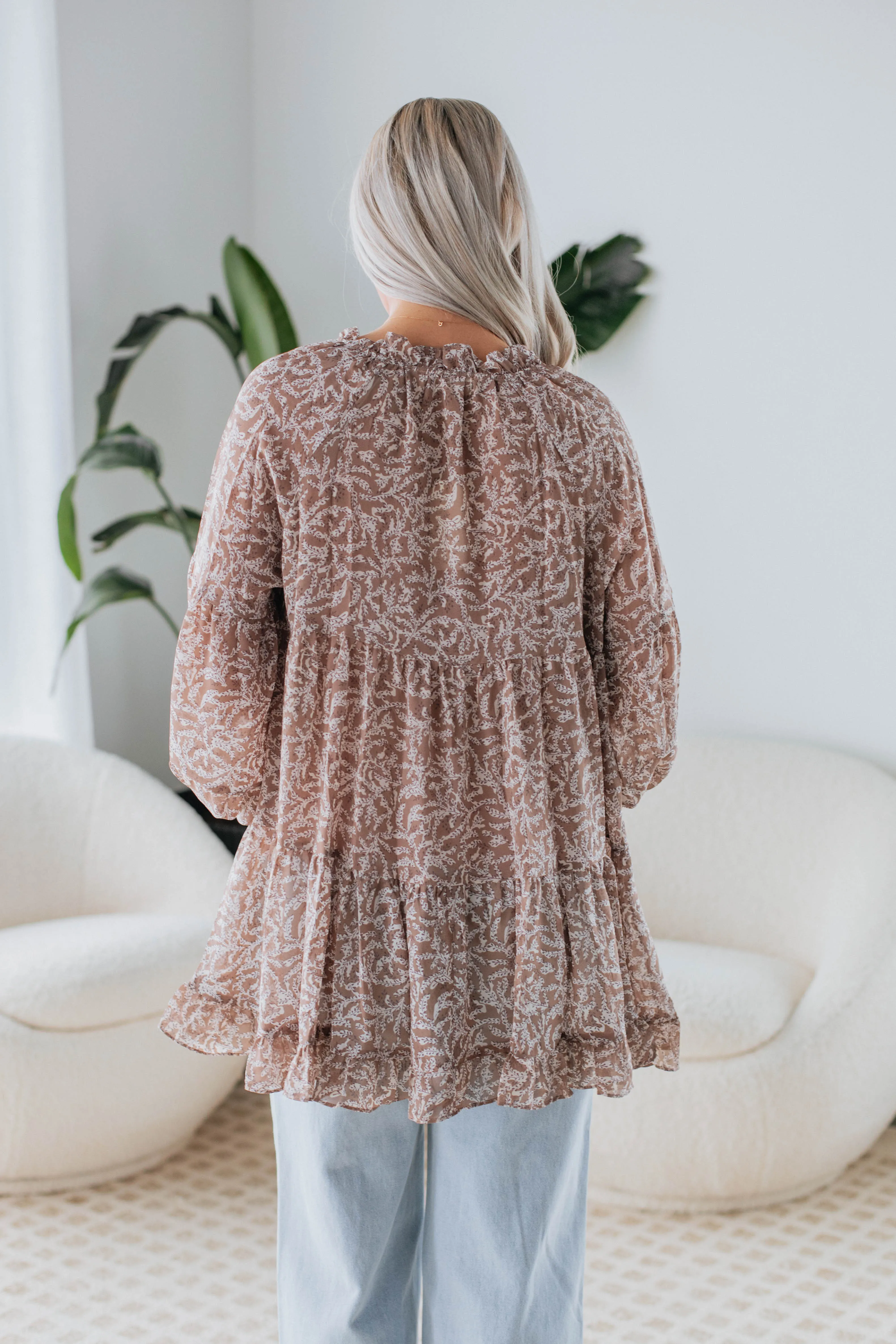 Ember Floral Top sold by Wild Oak Boutique product image thumbnail 4