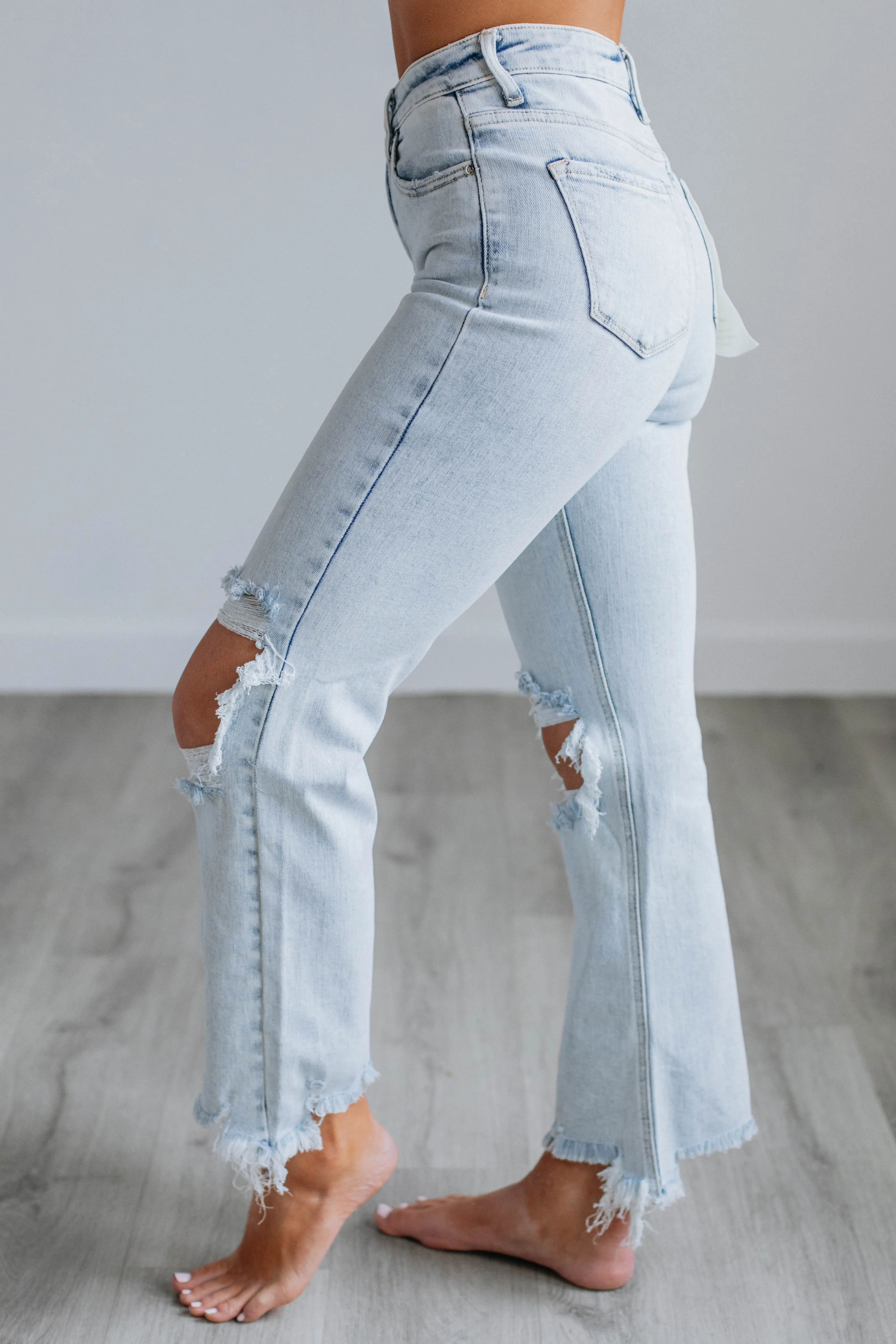Rudy Risen Jeans - Vintage Light Wash sold by Wild Oak Boutique product image thumbnail 5
