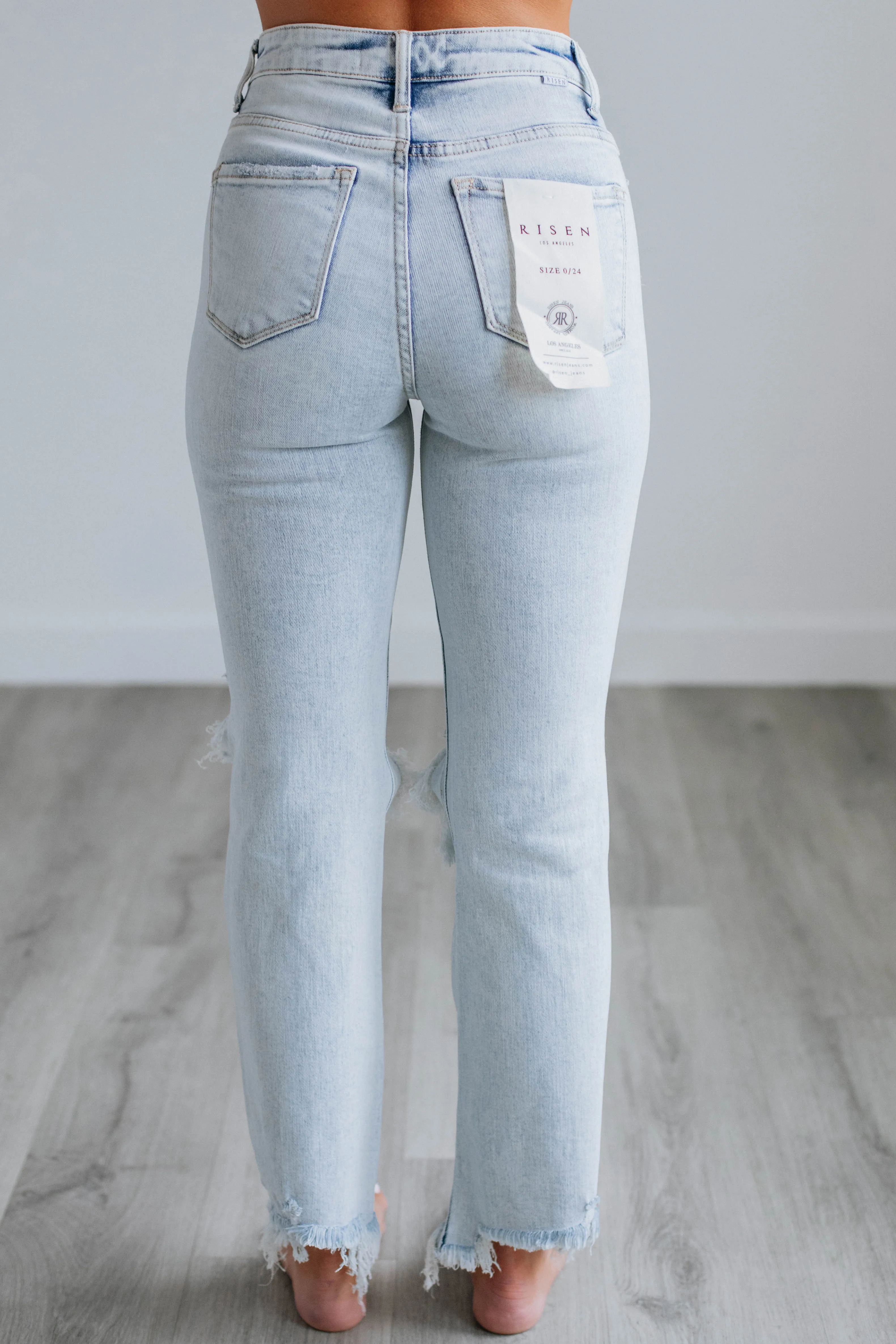 Rudy Risen Jeans - Vintage Light Wash sold by Wild Oak Boutique product image thumbnail 4