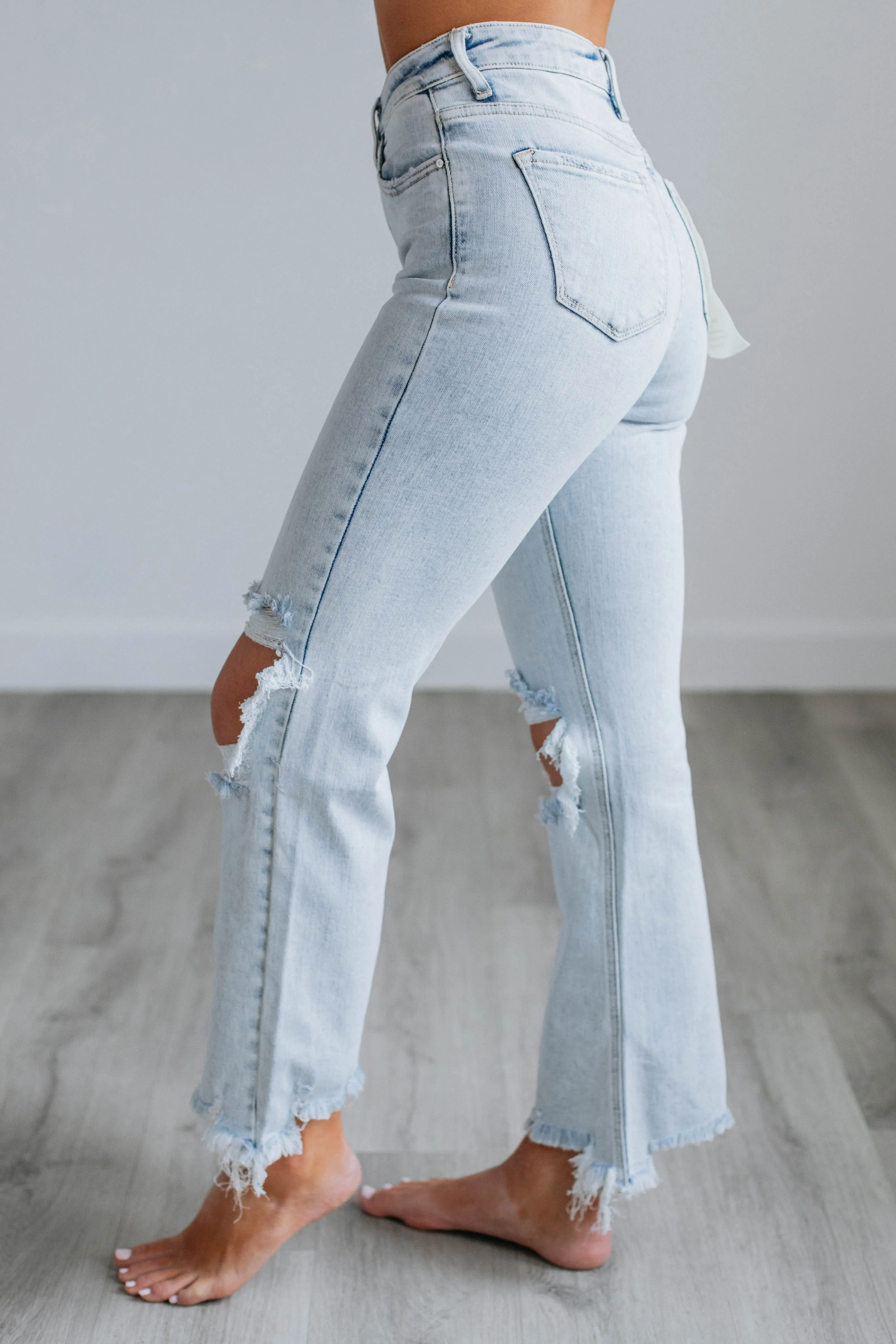 Rudy Risen Jeans - Vintage Light Wash sold by Wild Oak Boutique product image thumbnail 2