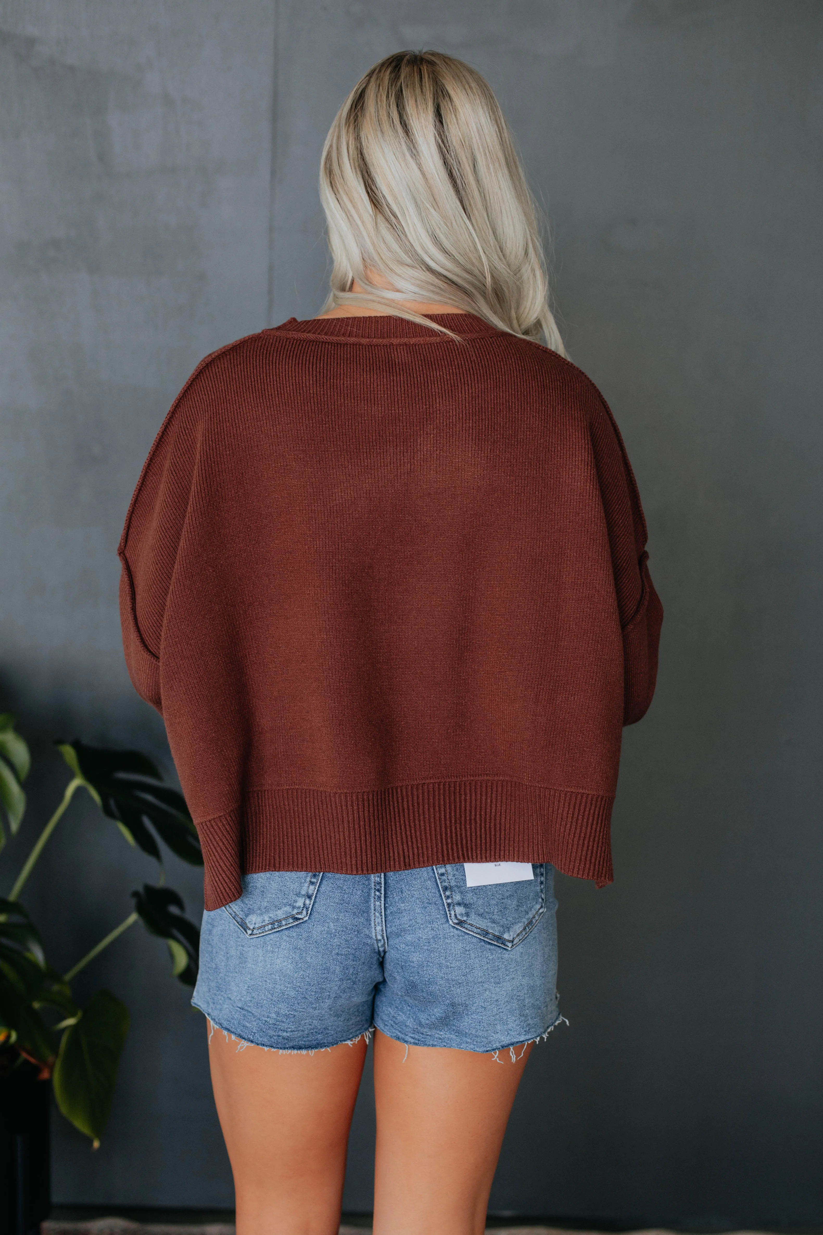 Valentina Sweater - Espresso sold by Wild Oak Boutique product image thumbnail 5