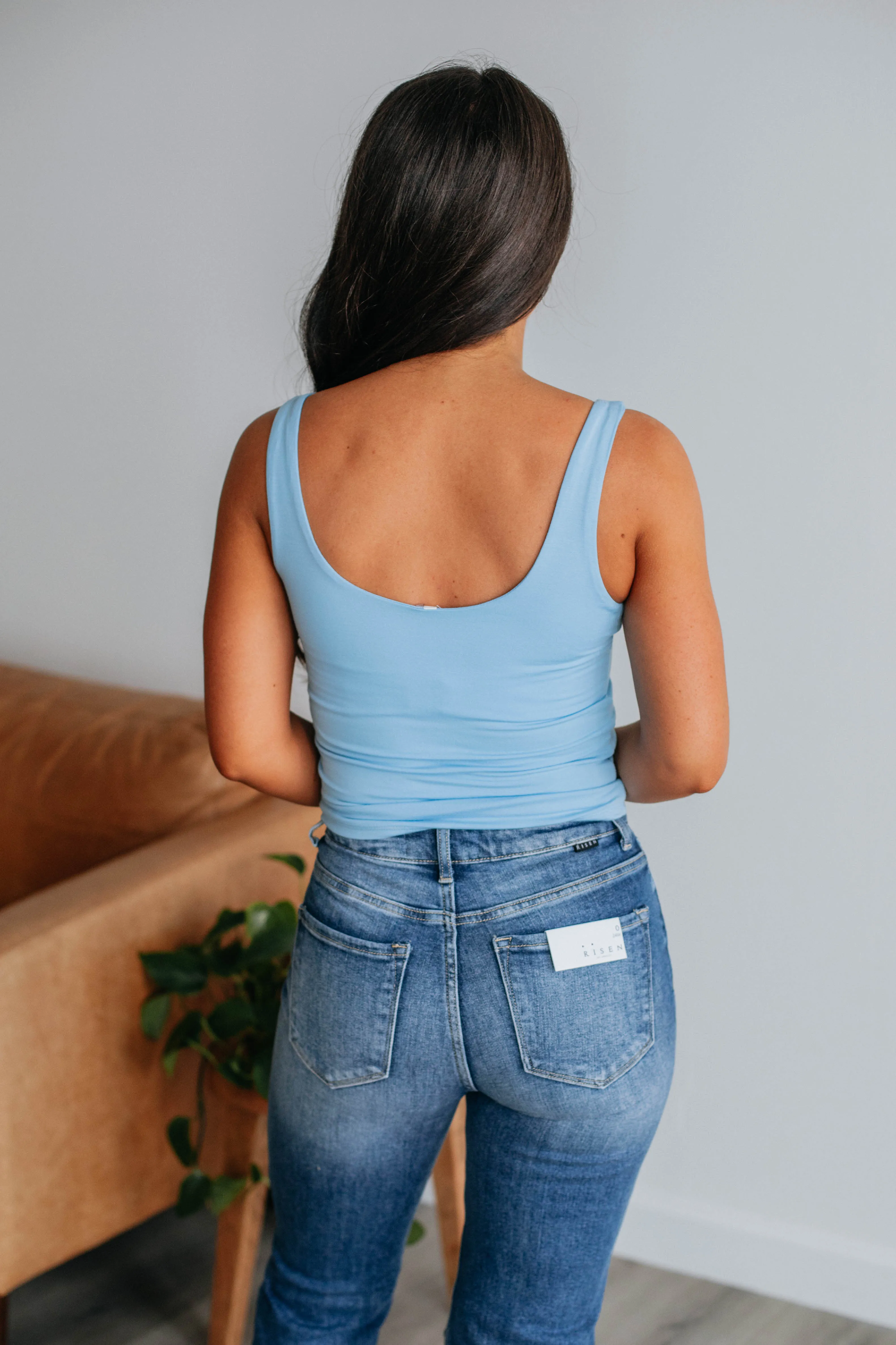 Delta Basic Tank - Sky Blue sold by Wild Oak Boutique product image thumbnail 4