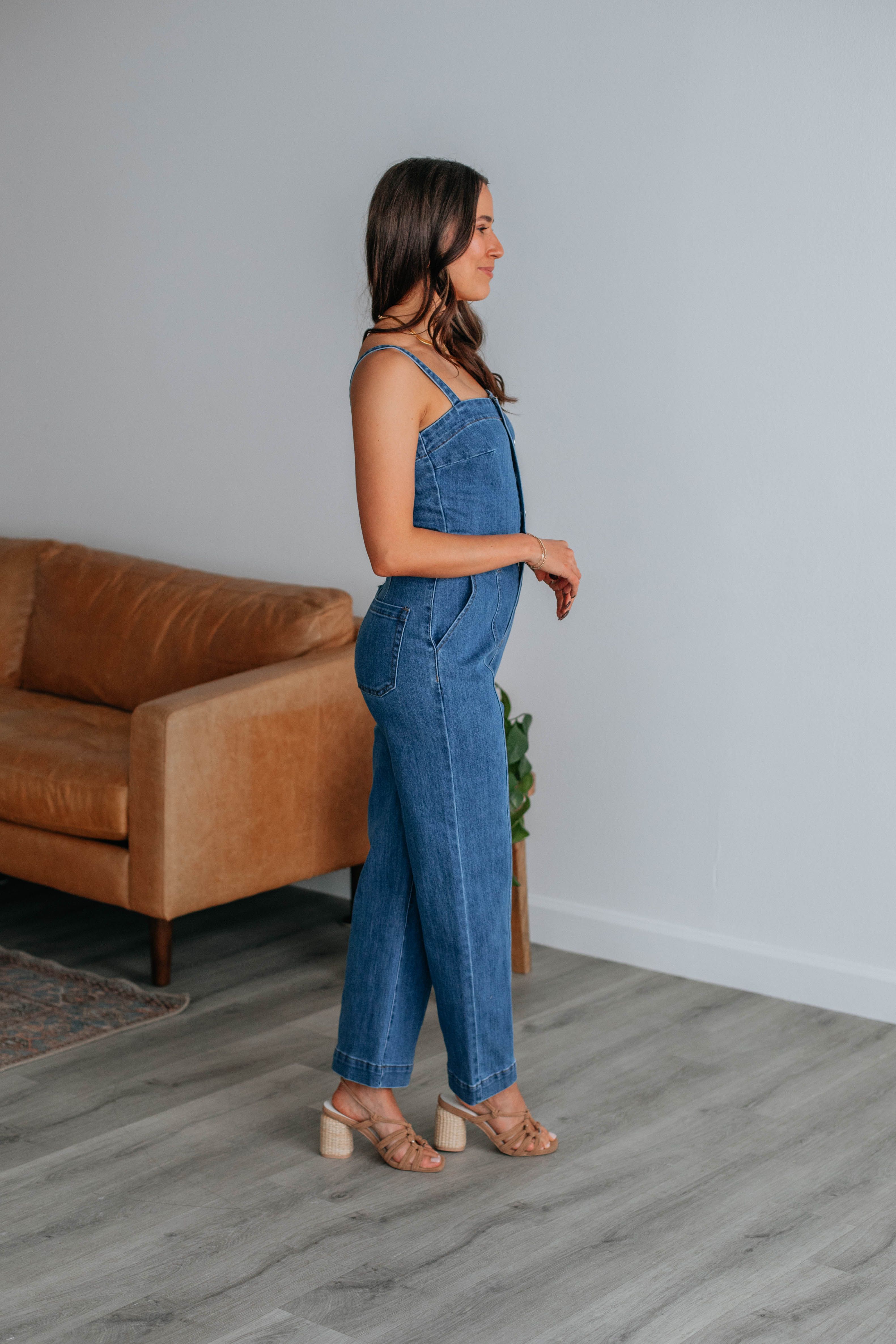 Lexington Denim Jumpsuit sold by Wild Oak Boutique product image thumbnail 3