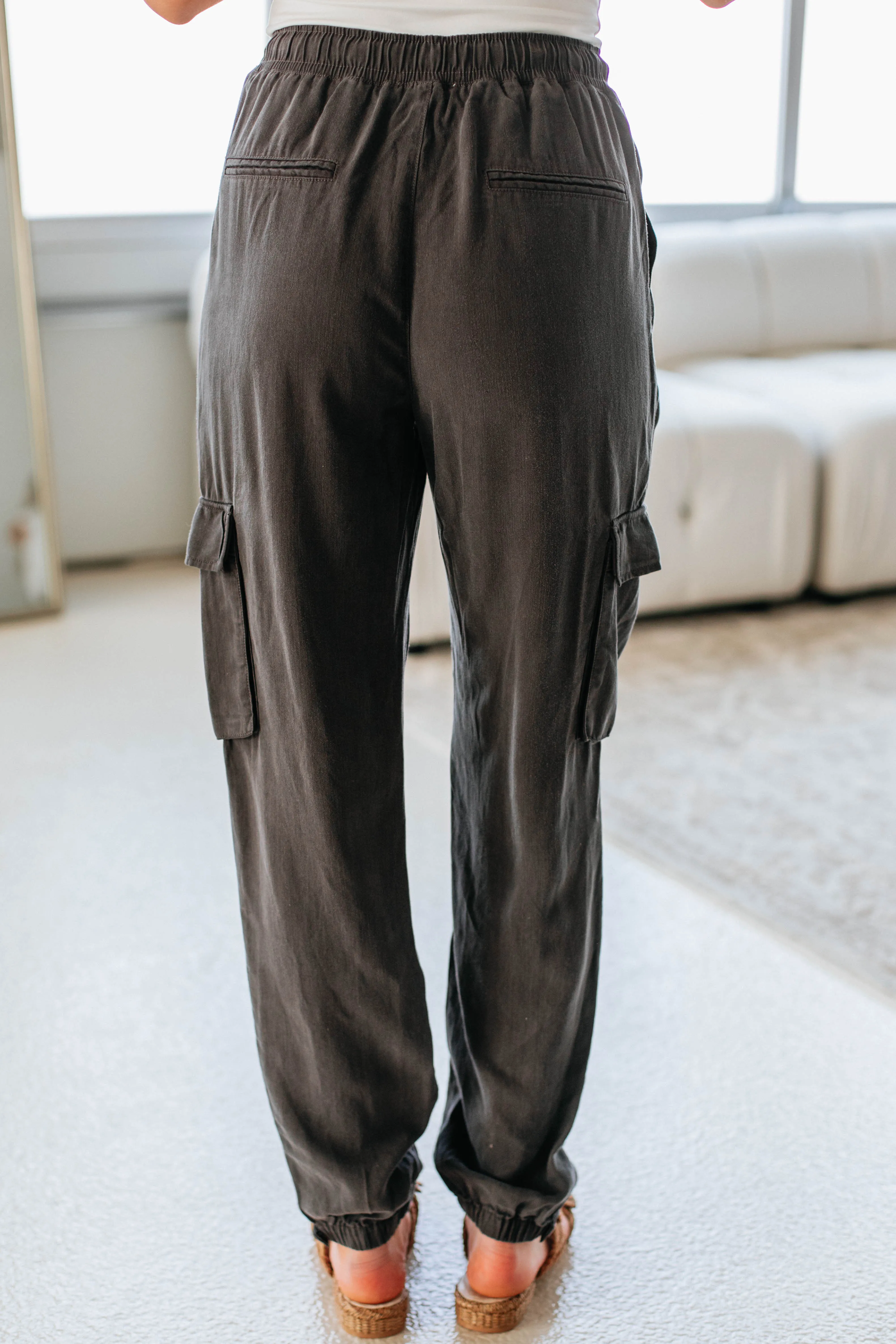 Bodie Cargo Joggers - Charcoal sold by Wild Oak Boutique product image thumbnail 5