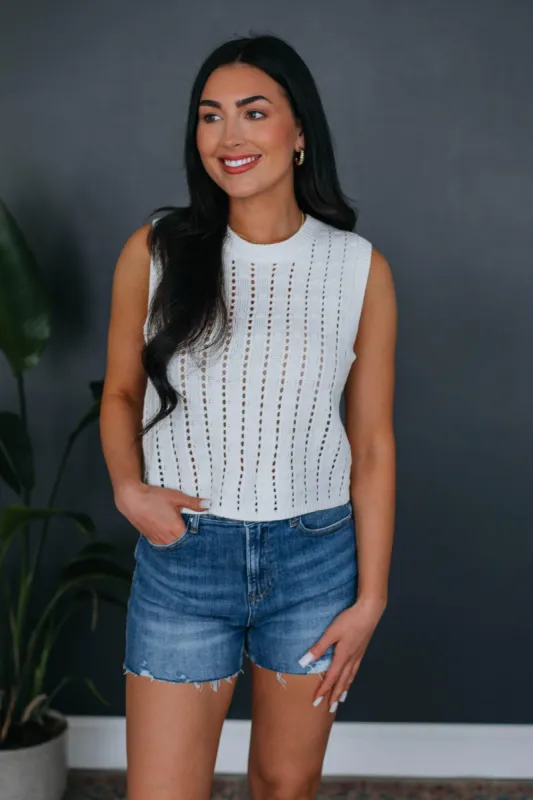 Jessa Sweater Tank sold by Wild Oak Boutique