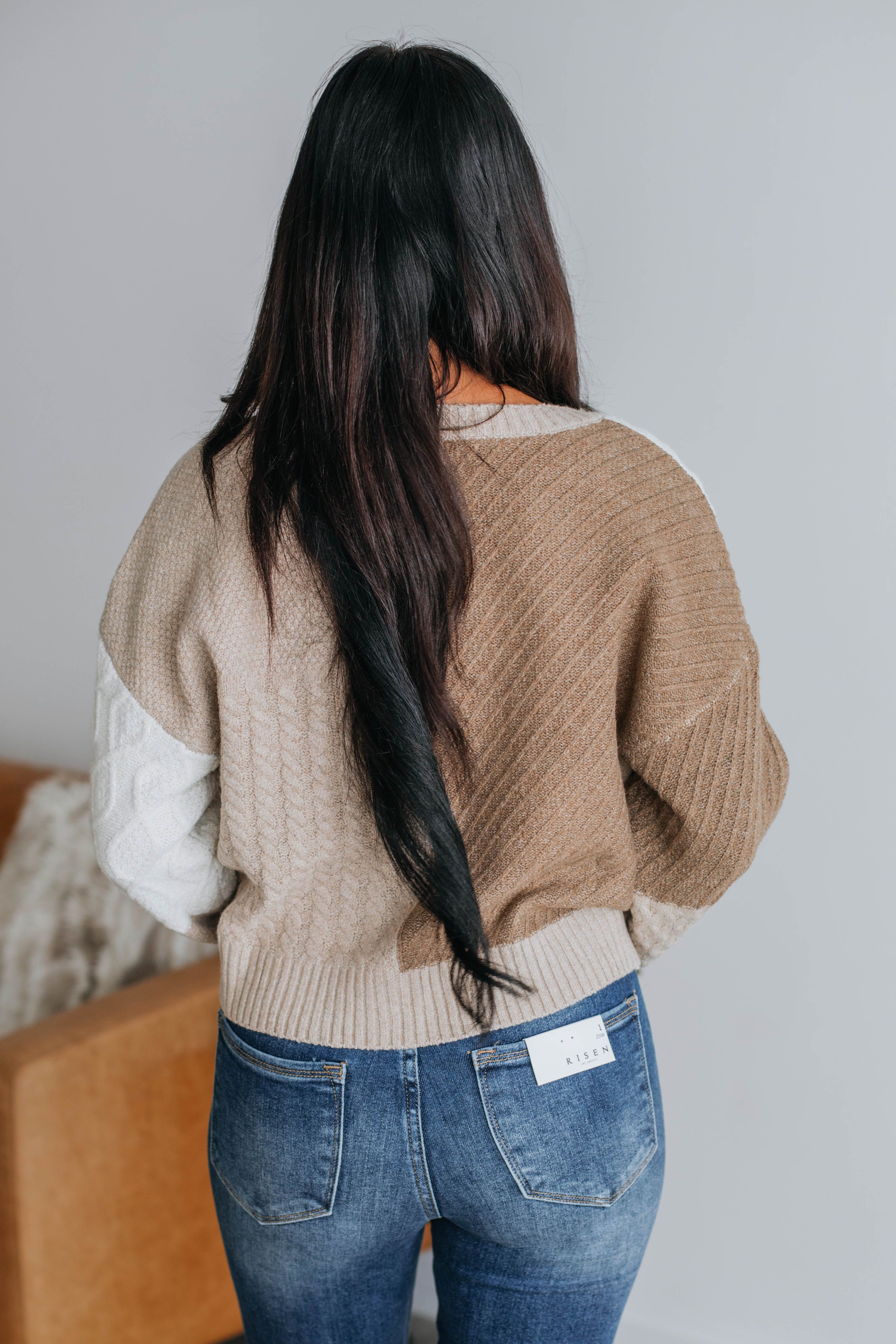 Tally Colorblock Cardigan sold by Wild Oak Boutique product image thumbnail 5