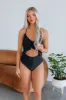 Floating On By One Piece Swimsuit - Black sold by Wild Oak Boutique