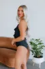 Floating On By One Piece Swimsuit - Black sold by Wild Oak Boutique