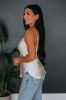 Wiley Satin Tank - Champagne sold by Wild Oak Boutique