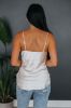 Wiley Satin Tank - Champagne sold by Wild Oak Boutique