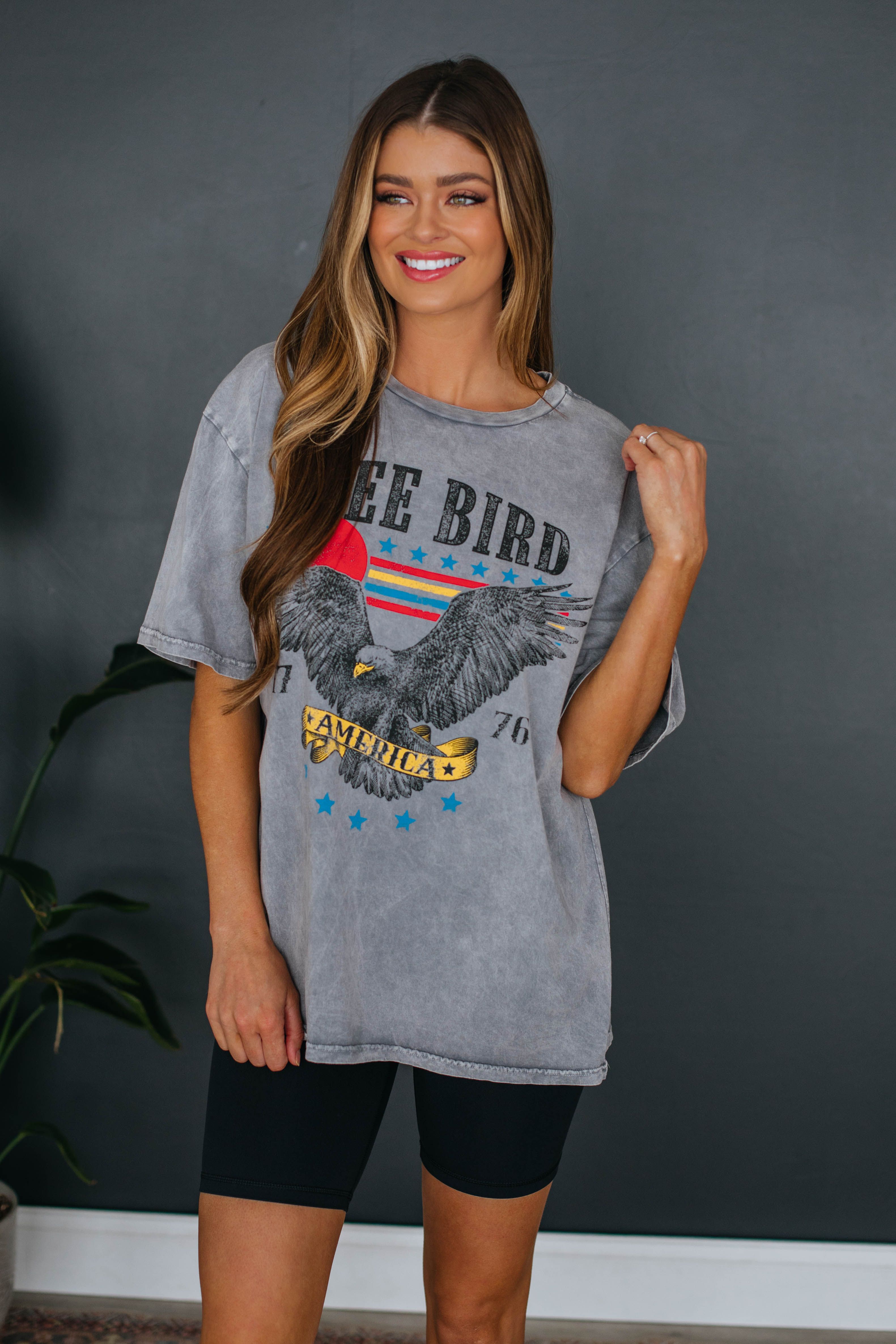 Eden Crossover Biker Shorts - Black sold by Wild Oak Boutique product image thumbnail 2